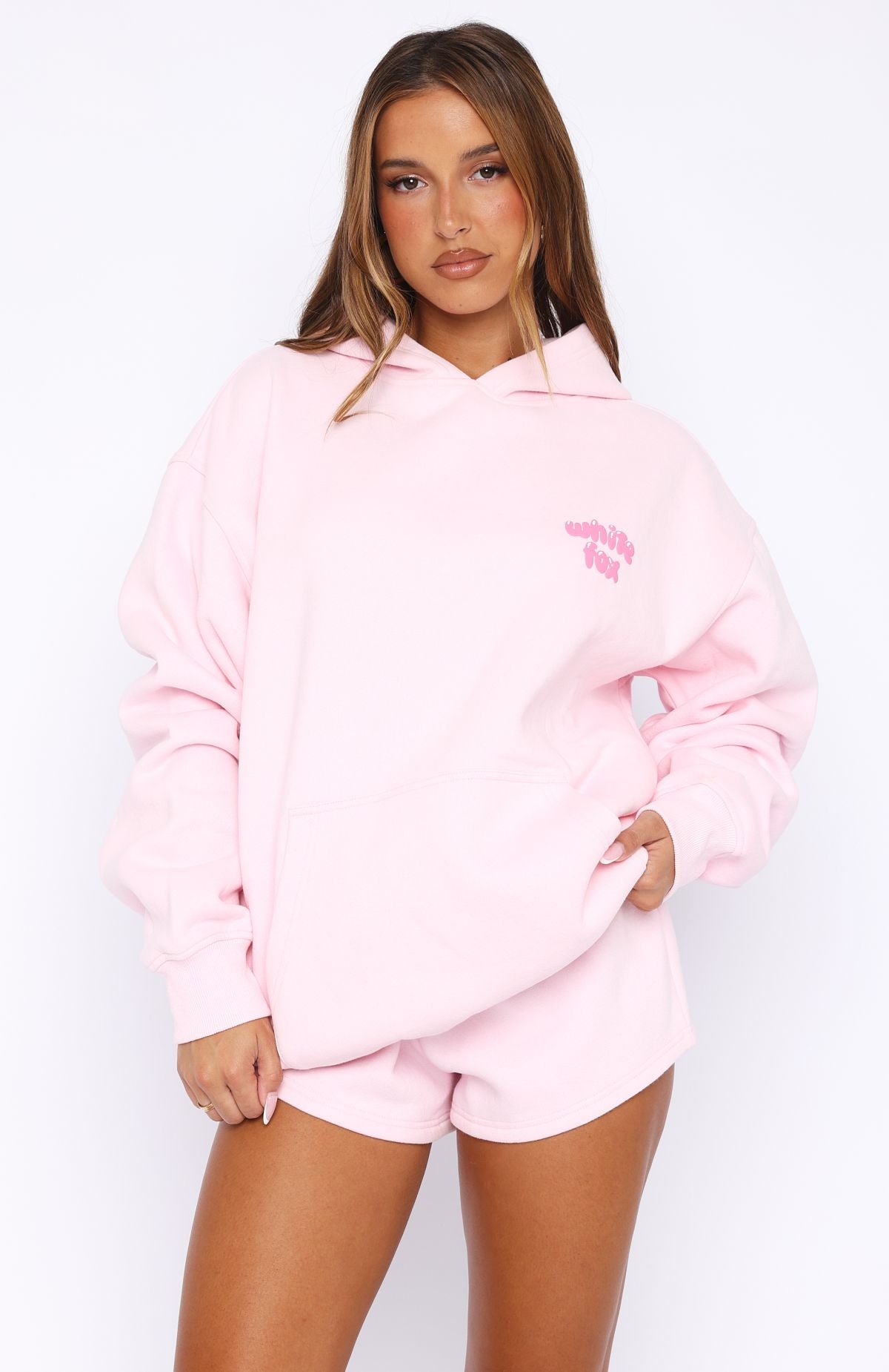 Sweet Sensations Oversized Hoodie Pink - Image 2