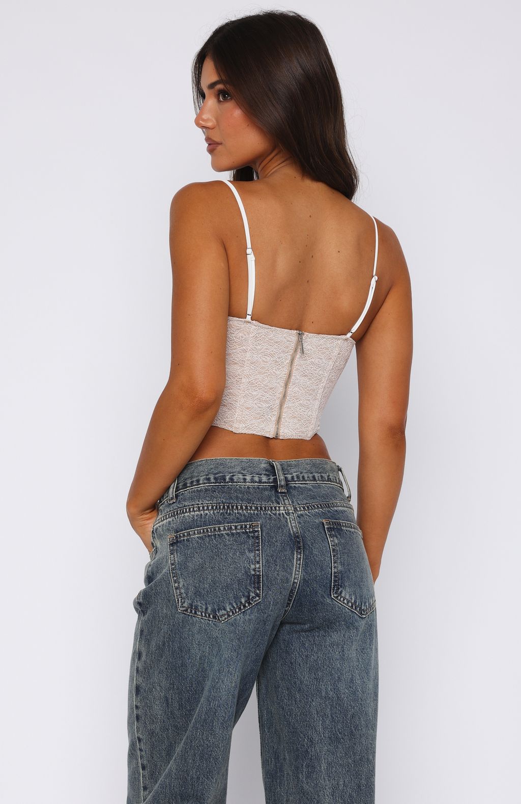 Don't Get Greedy Bustier White - Image 4