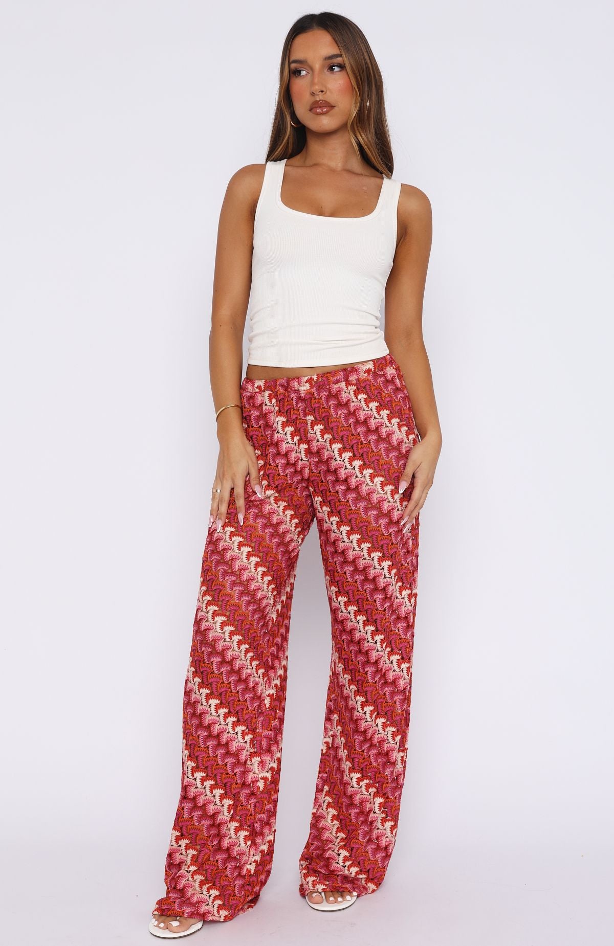 Long Desire Pants Berry - Image 2