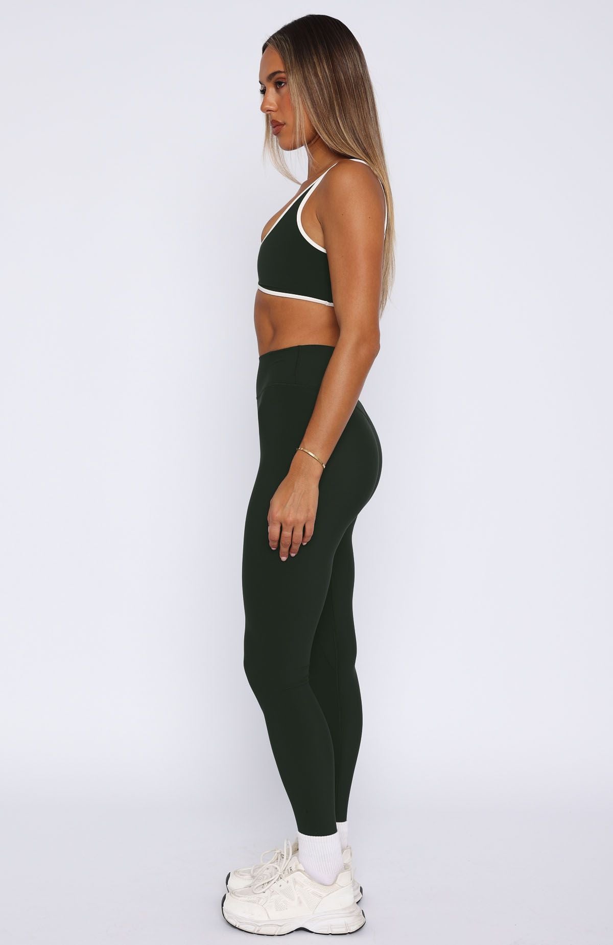 Go Getter High Waisted Leggings Forest - Image 3
