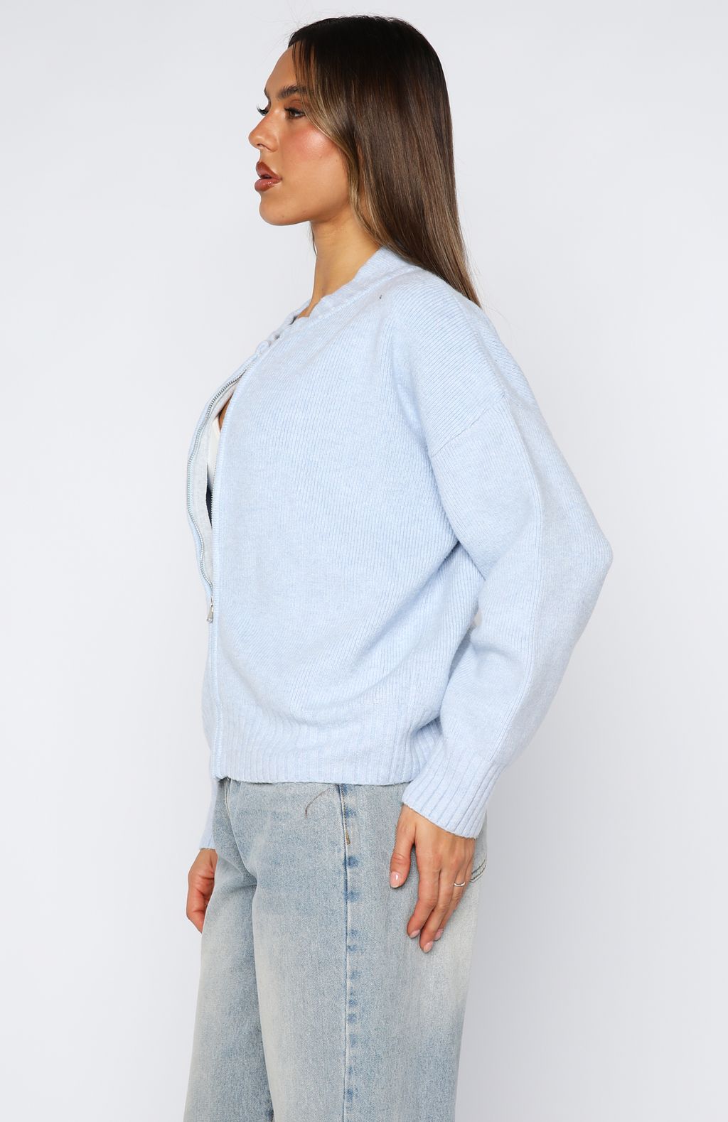 Unbreakable Bond Knit Jacket Baby Blue - Image 4