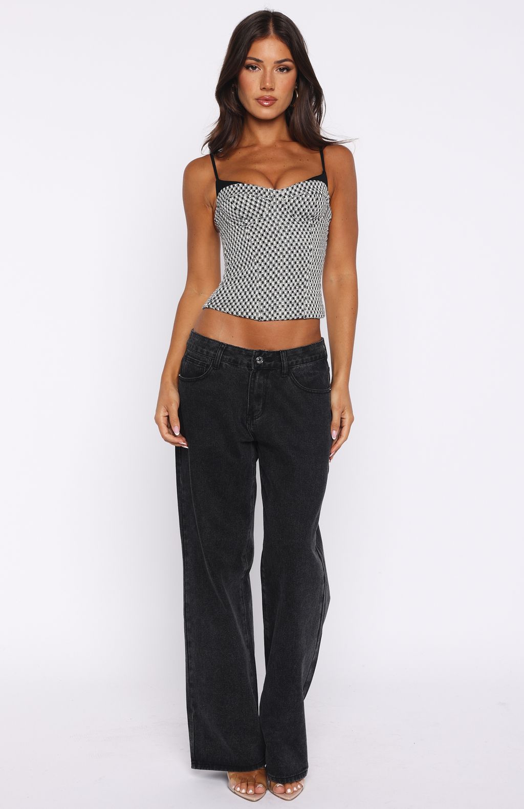 Can't Escape Bustier Black/White - Image 5