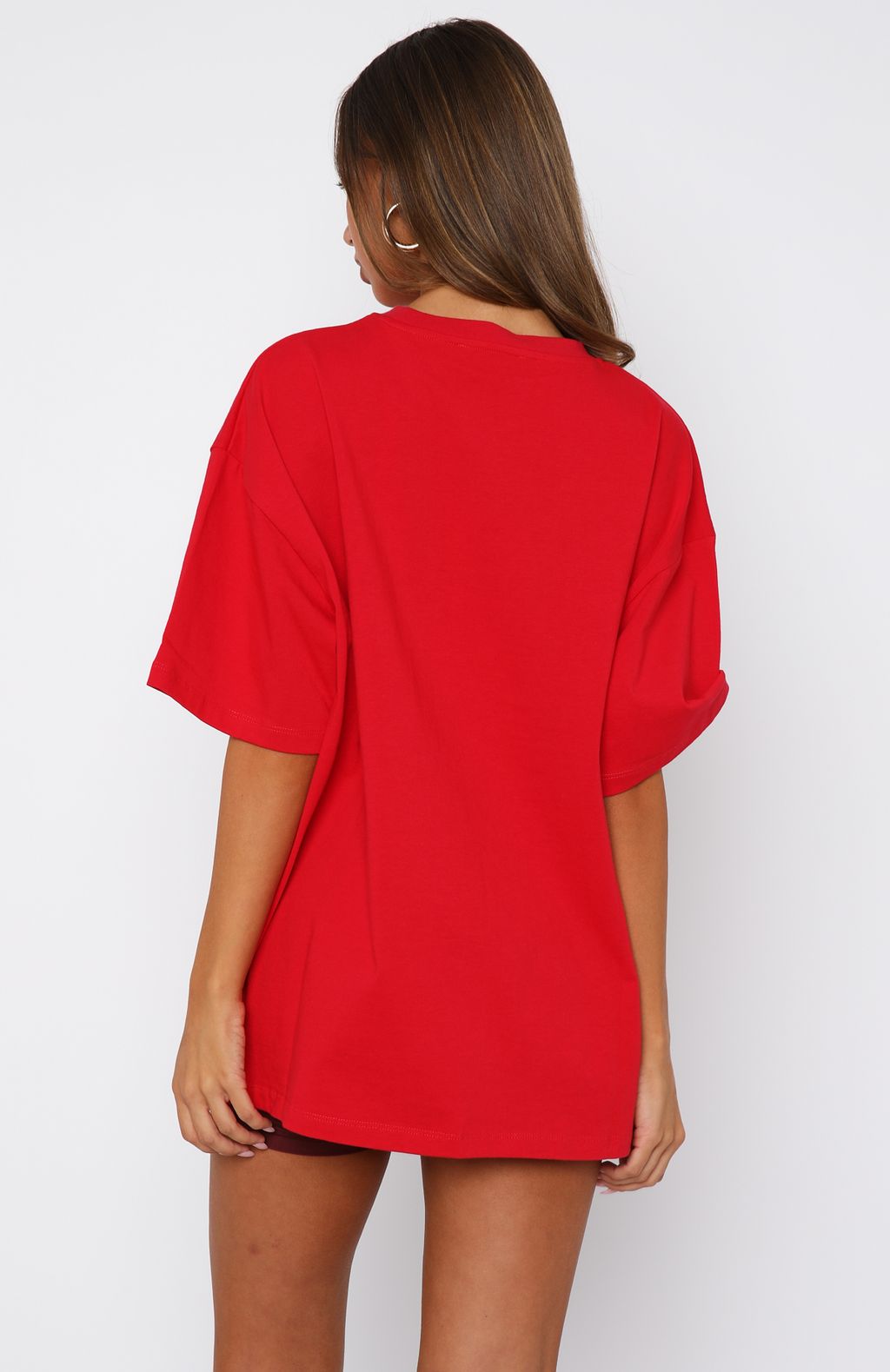 Sweet Cherry Edition Oversized Tee Red - Image 4