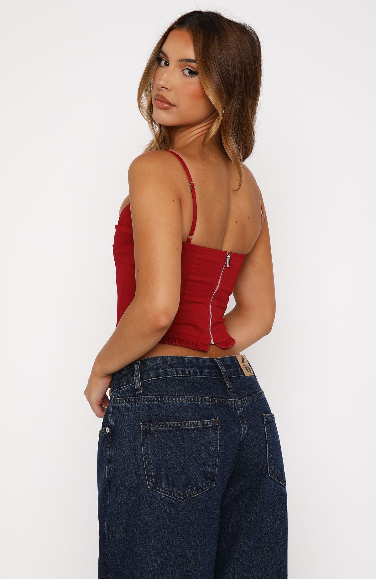 Striking Out Bustier Red - Image 4