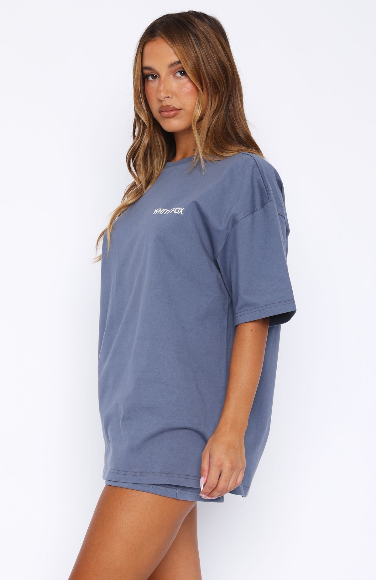 Core Classic Oversized Tee Ocean - Image 4