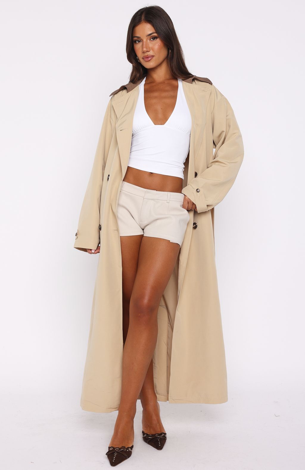 Levels To My Love Trench Sand - Image 5