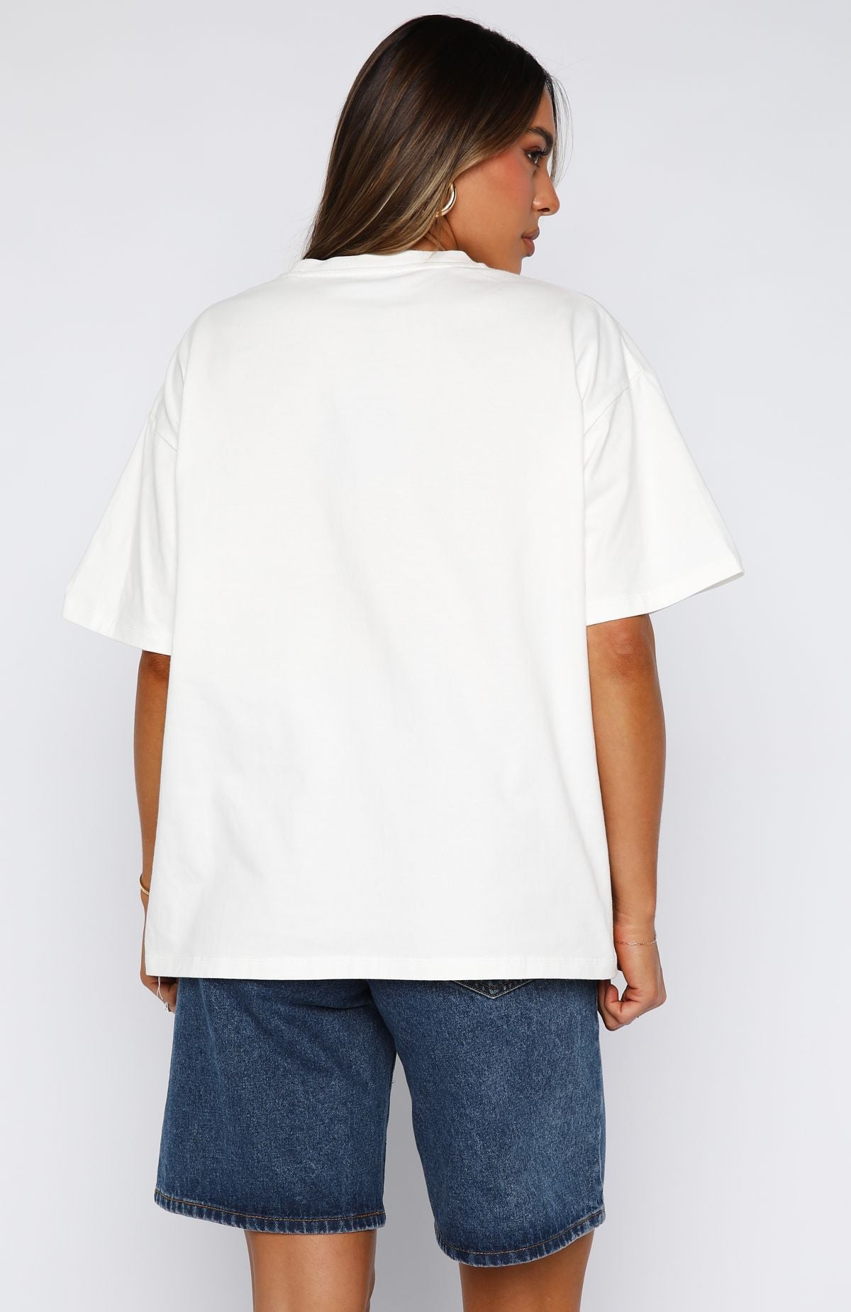 Got That Glow Oversized Tee White - Image 4