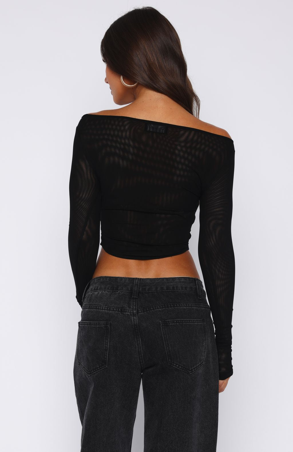 Hypnotising Thoughts Top Black - Image 4