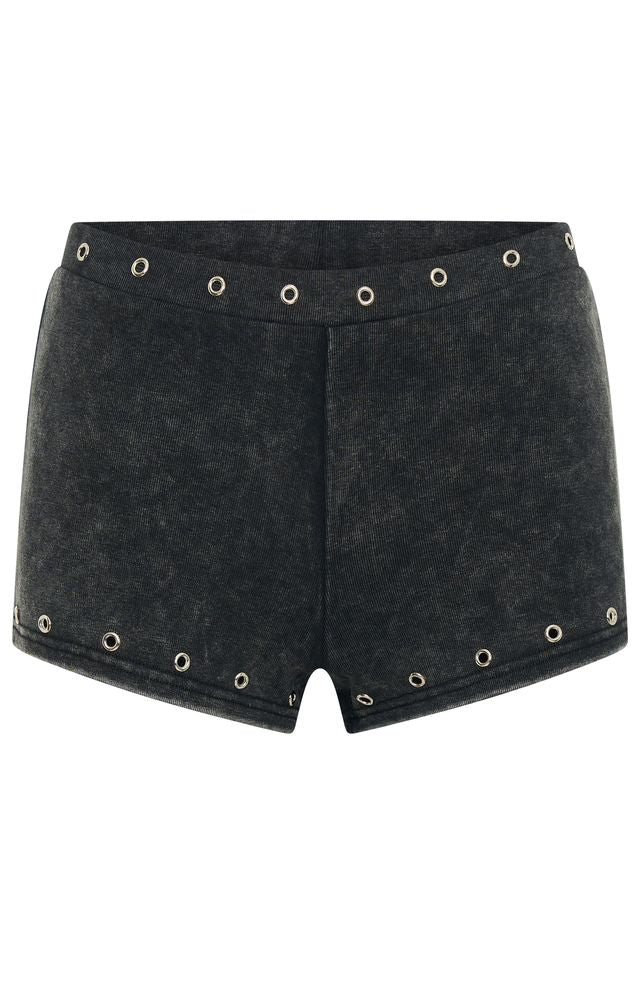 Lost Souls Booty Shorts Washed Black - Image 6