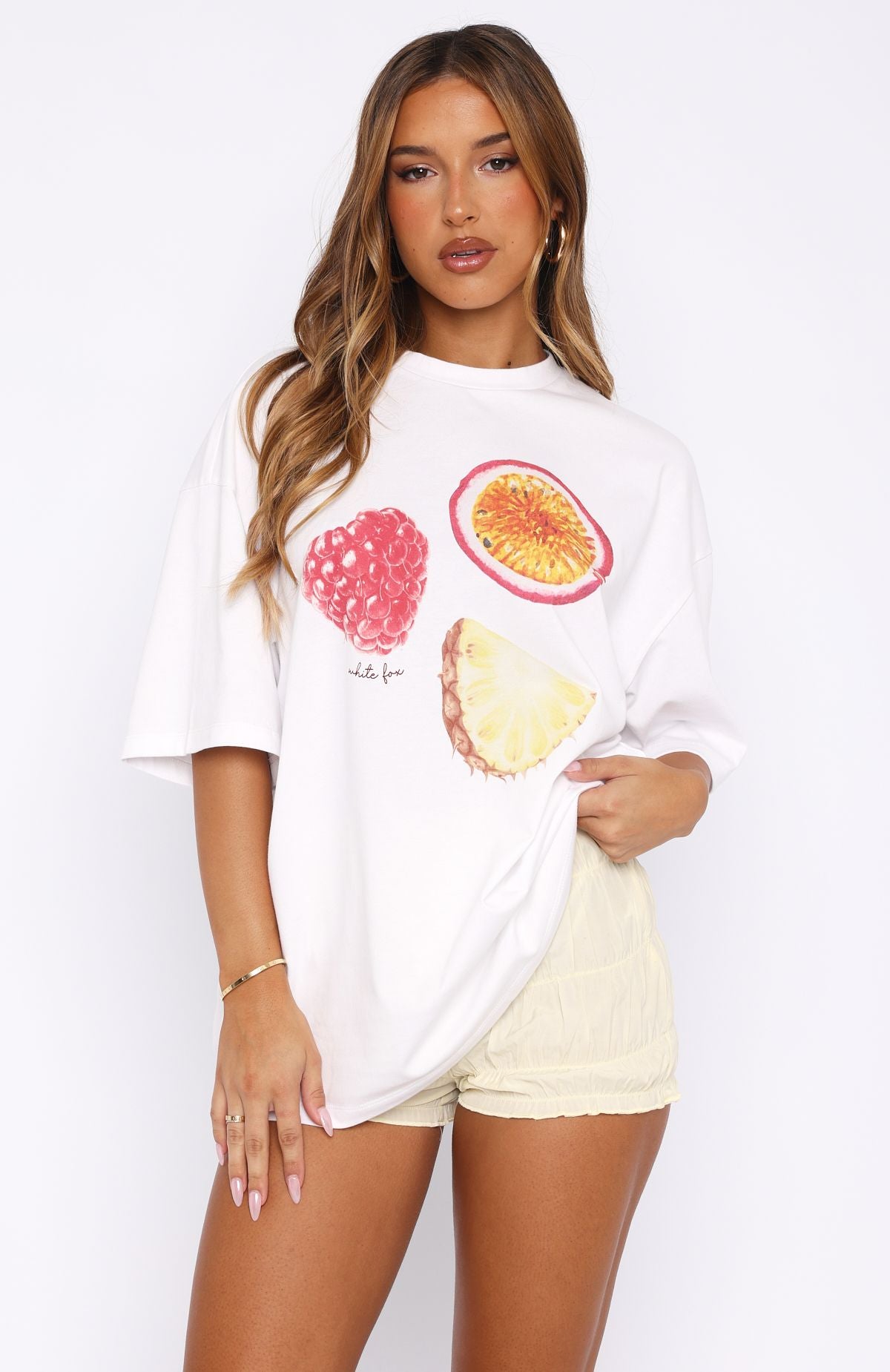 So Juicy Oversized Tee White - Image 2