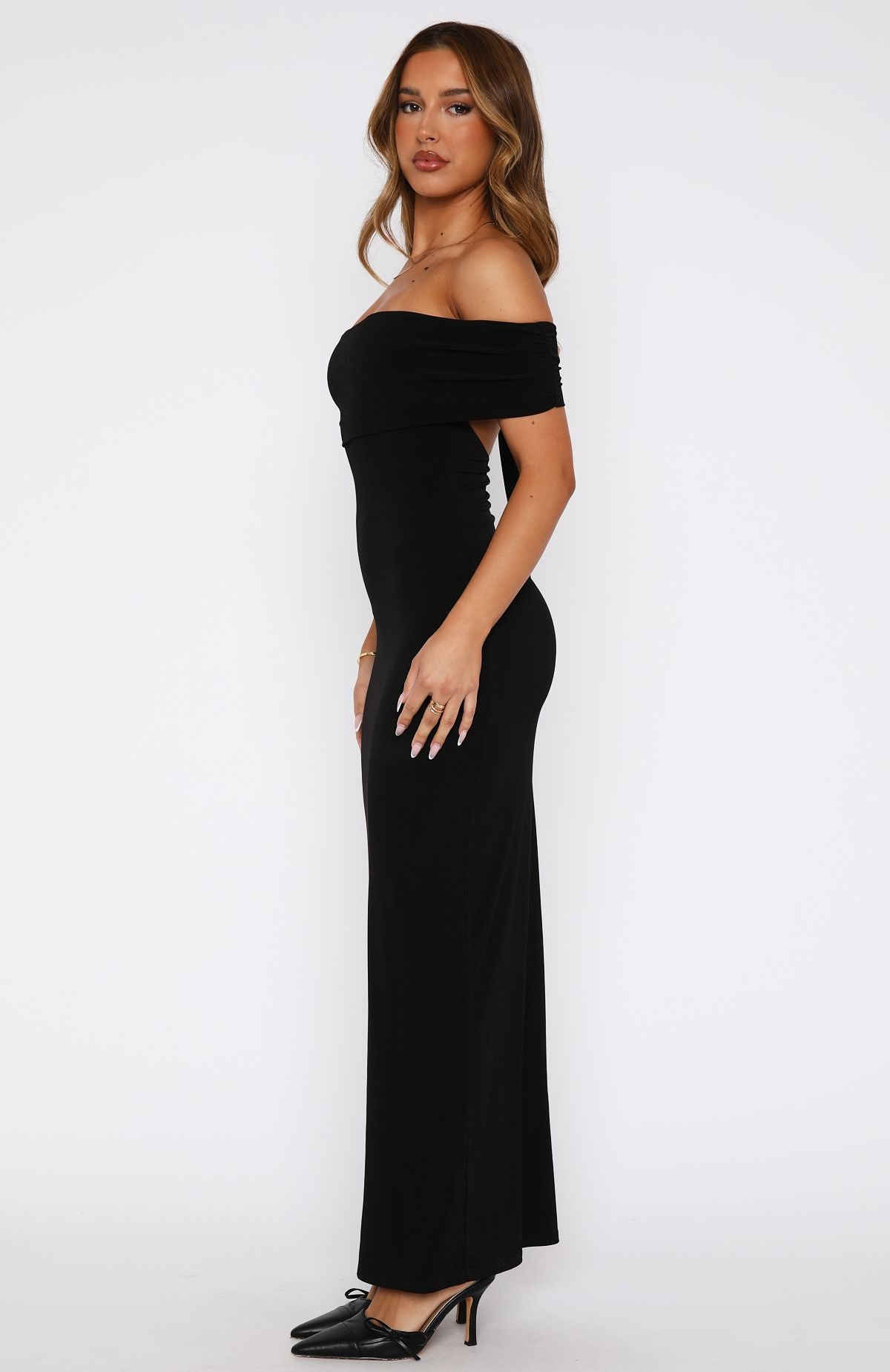 Truth Over Lies Maxi Dress Black - Image 3