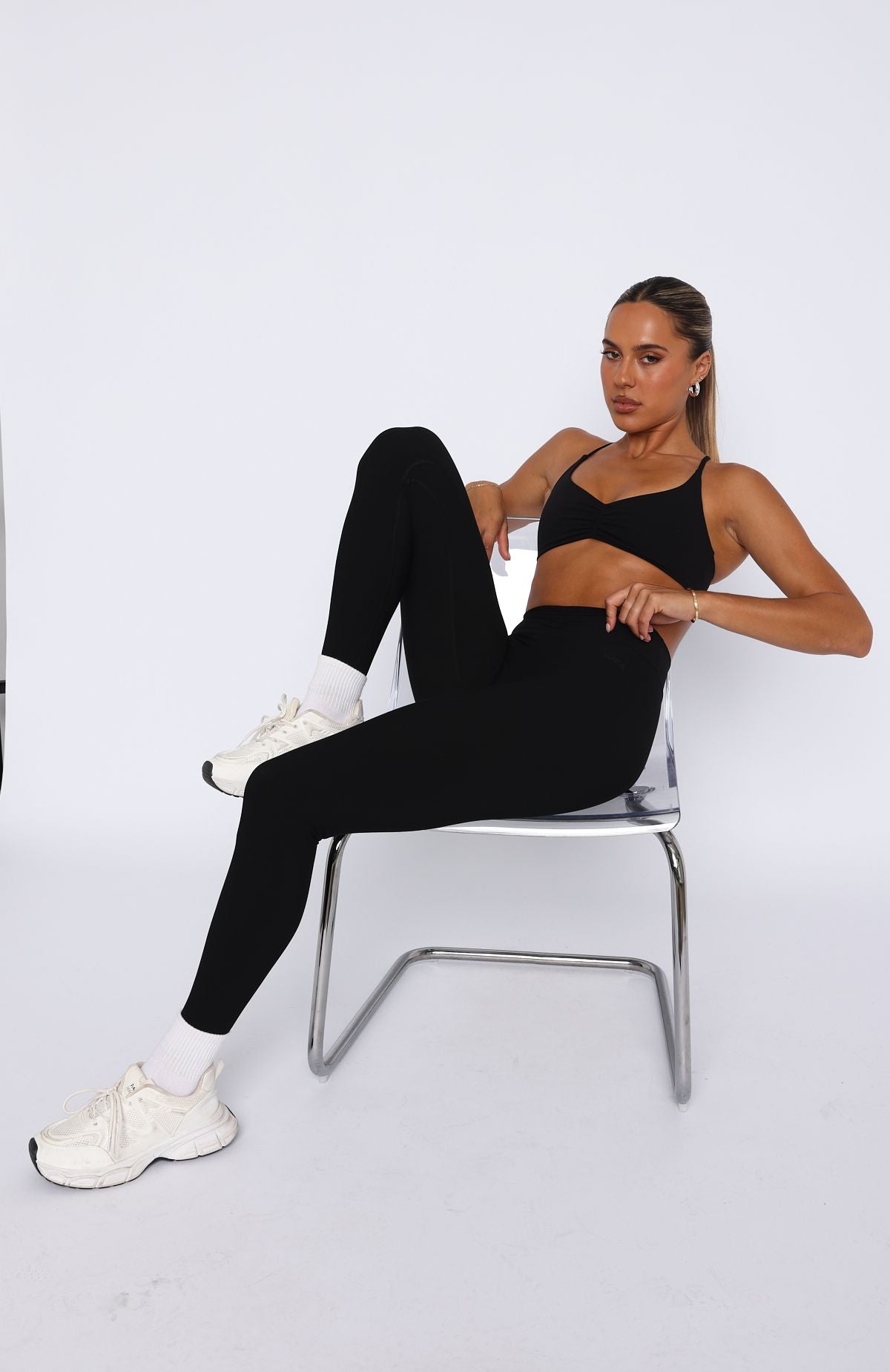 Propel High Waisted Leggings Black - Image 2