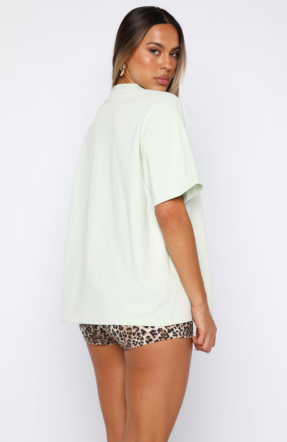 11th Street Concrete Jungle Oversized Tee Iced Matcha - Image 4