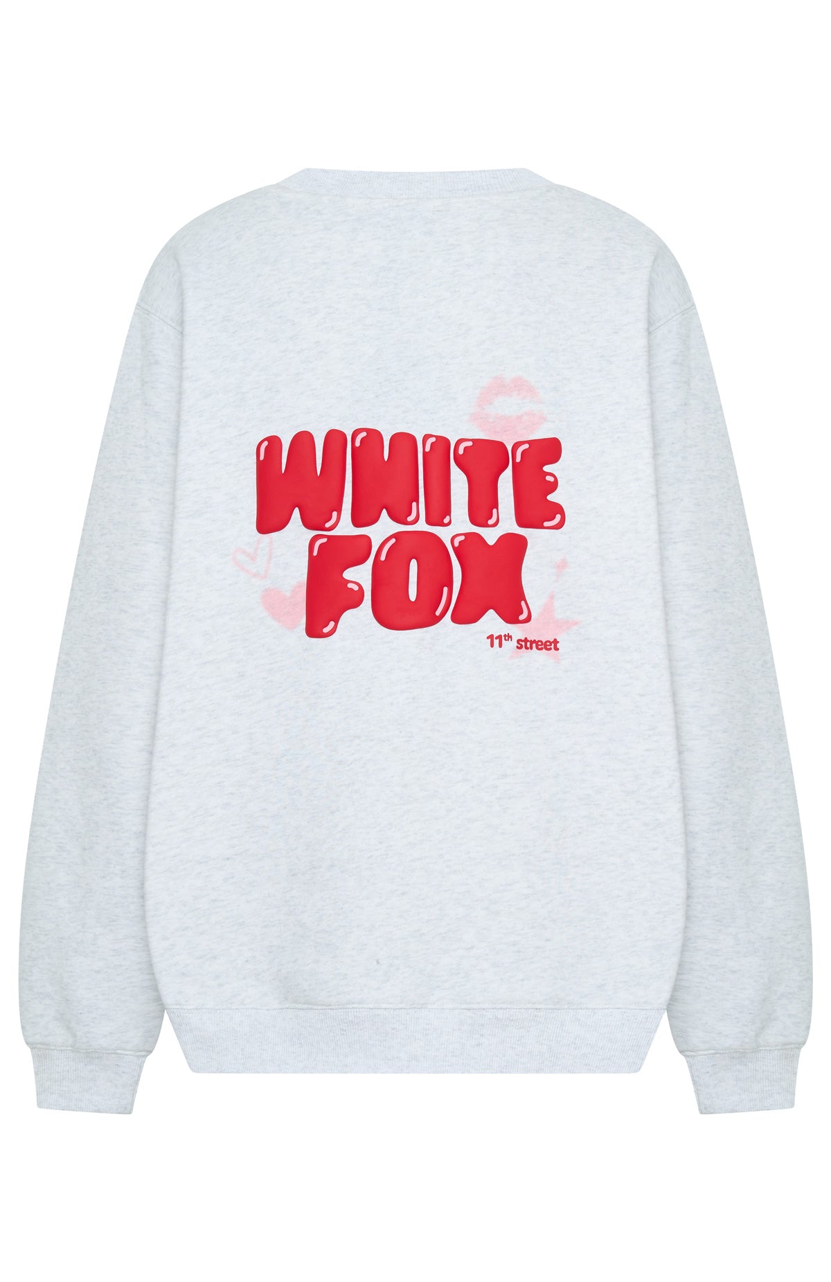 11th Street Sweet Kisses Oversized Sweater Cherry Glaze - Image 5