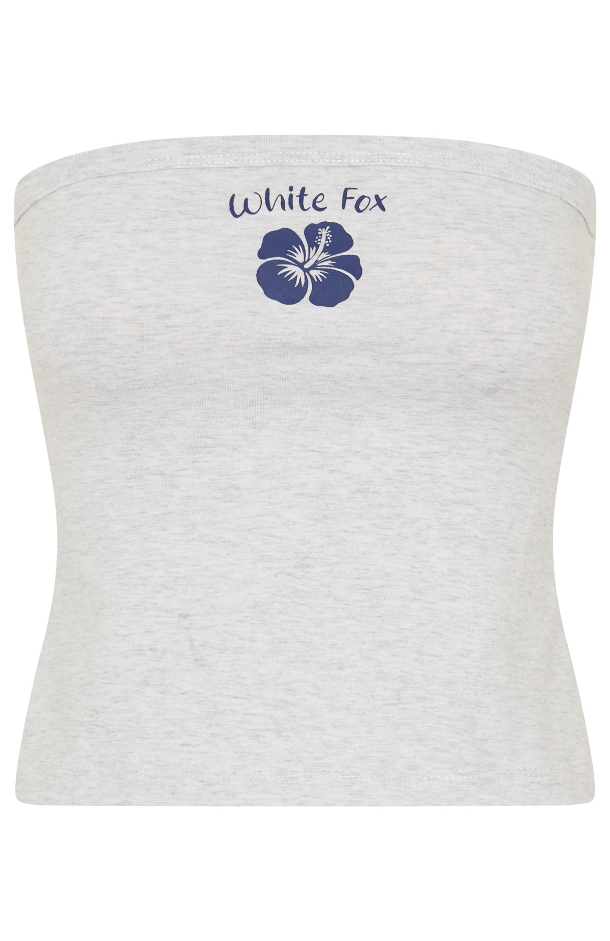 Buy Your Own Flowers Strapless Top Grey Marle - Image 5