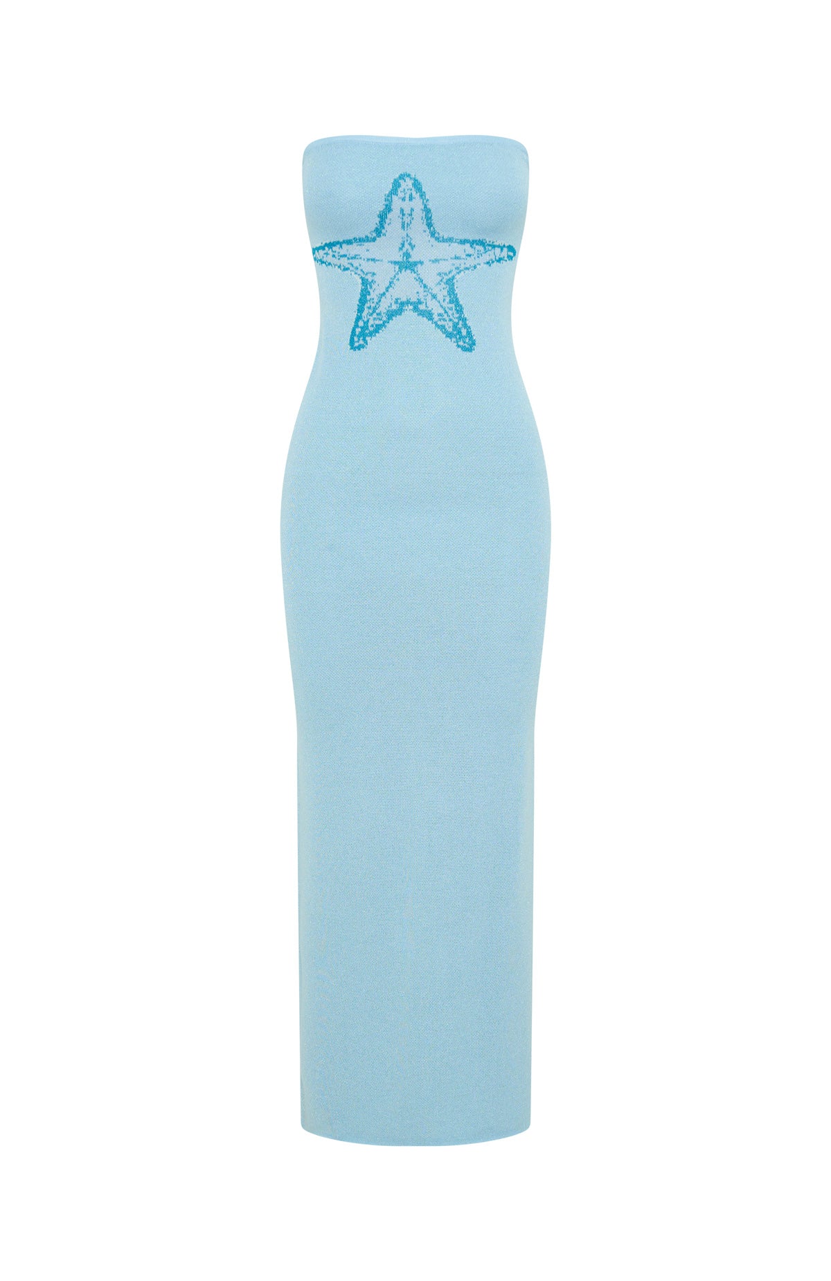 Chasing Wild Dreams Knit Maxi Dress Azure - Image 6