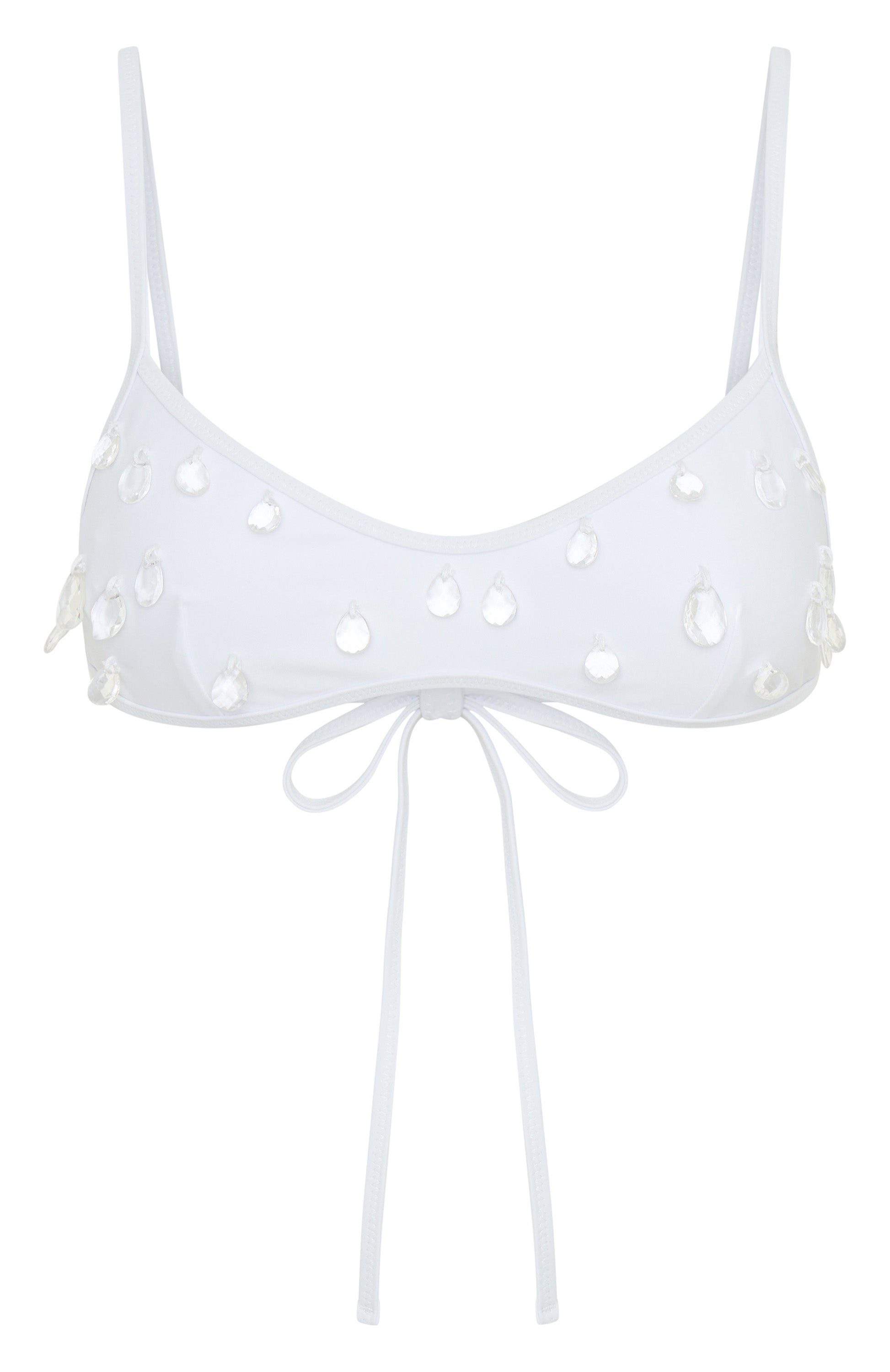 Crystal Coast Bikini Top White - Image 6