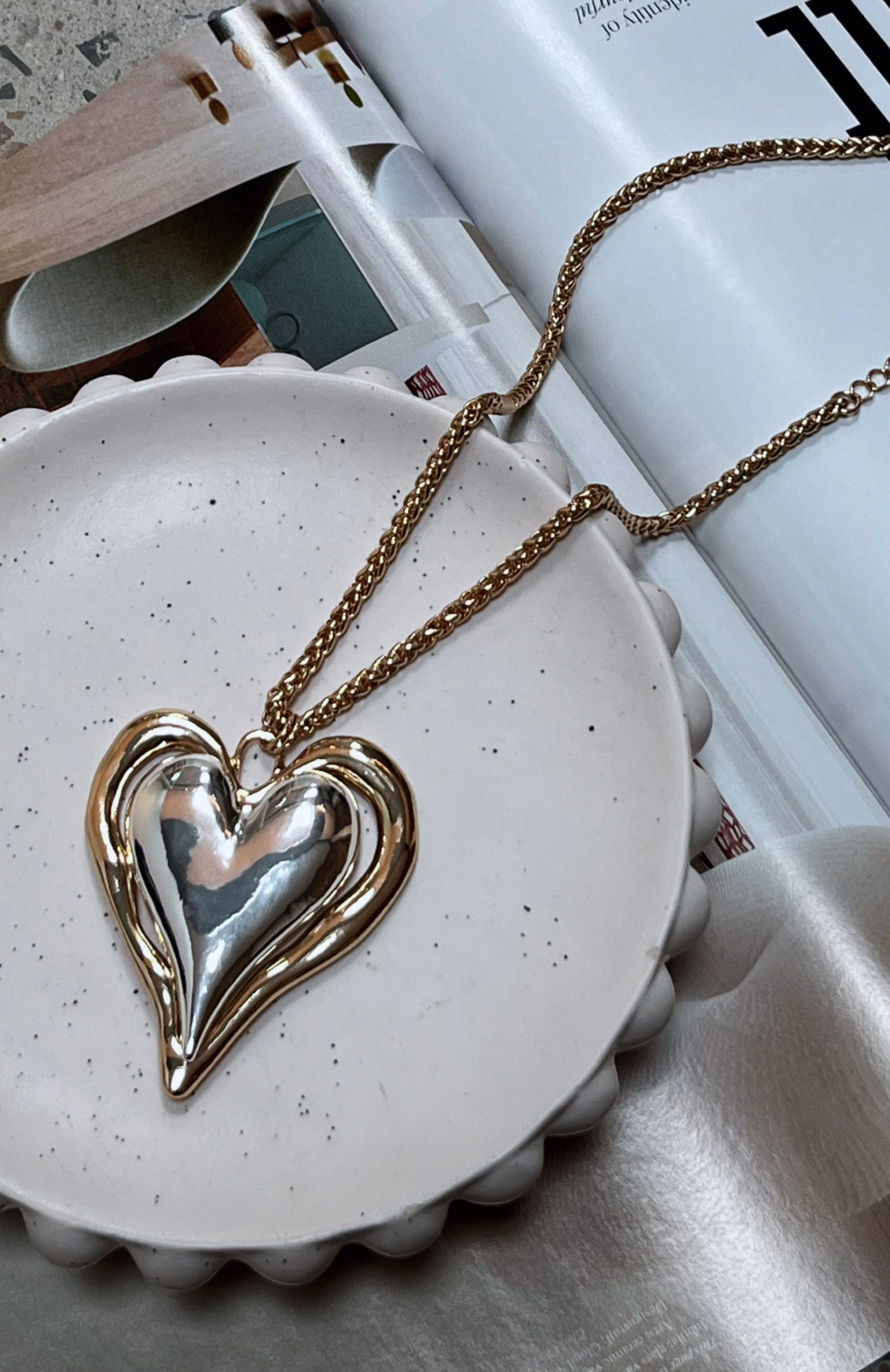 Danni Necklace Gold/Silver - Image 2