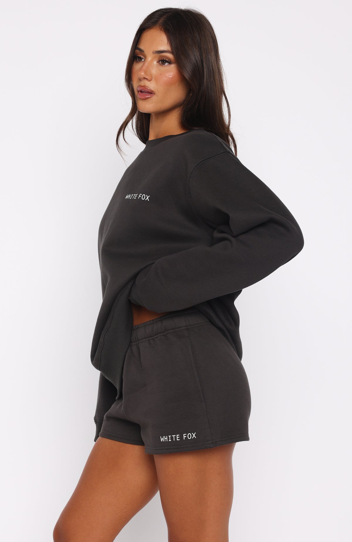 Forever Is Ours Oversized Sweater Charcoal - Image 3