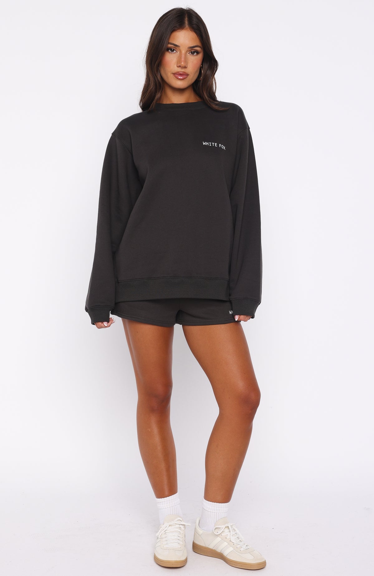 Forever Is Ours Oversized Sweater Charcoal - Image 5