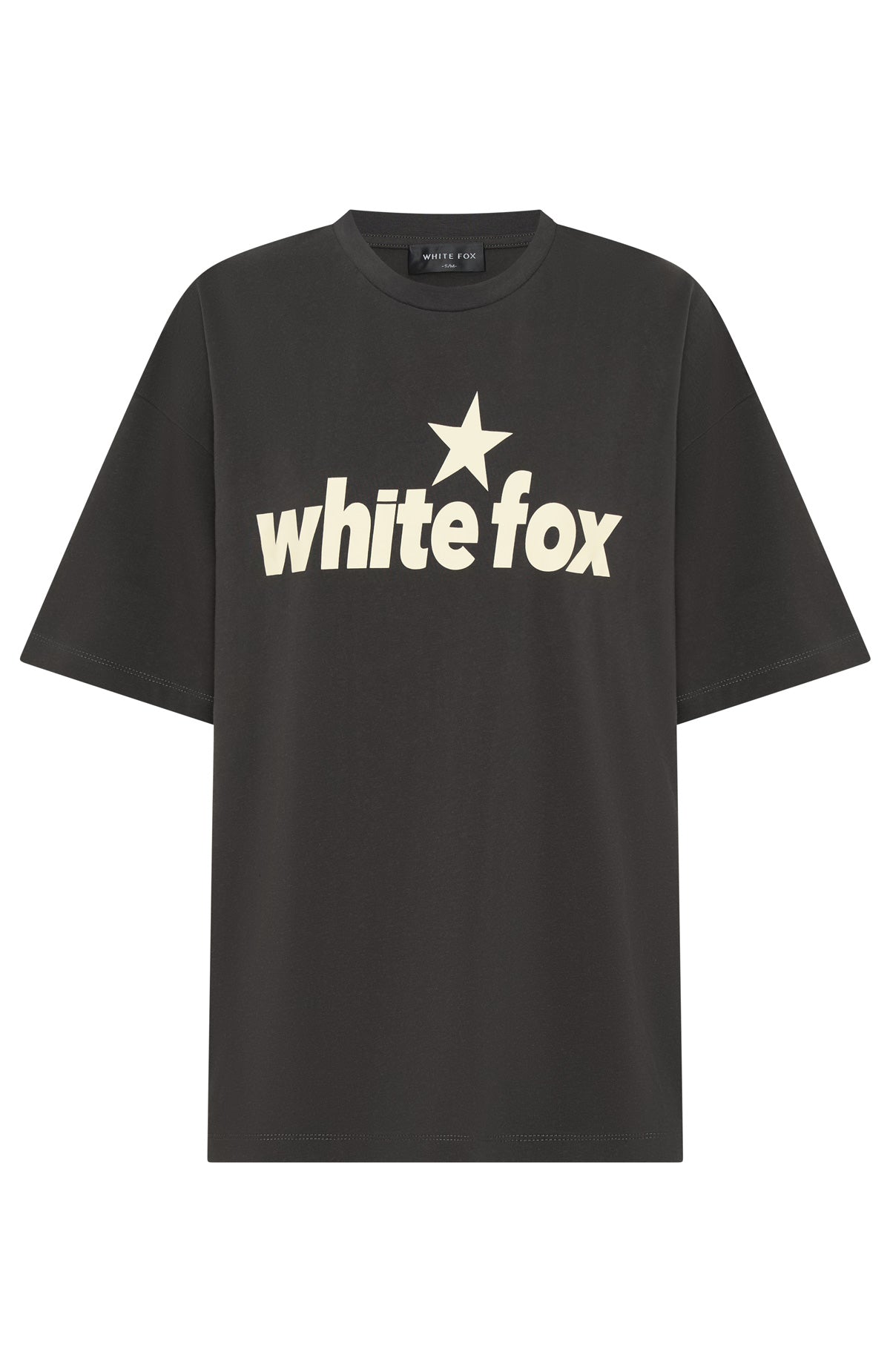 From The Archives Charli Oversized Tee Charcoal - Image 5