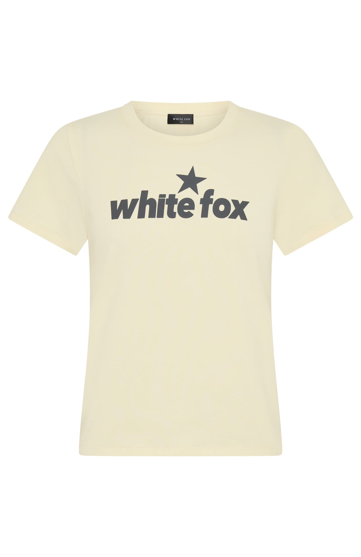 From The Archives Charli Relaxed Baby Tee Lemon - Image 5