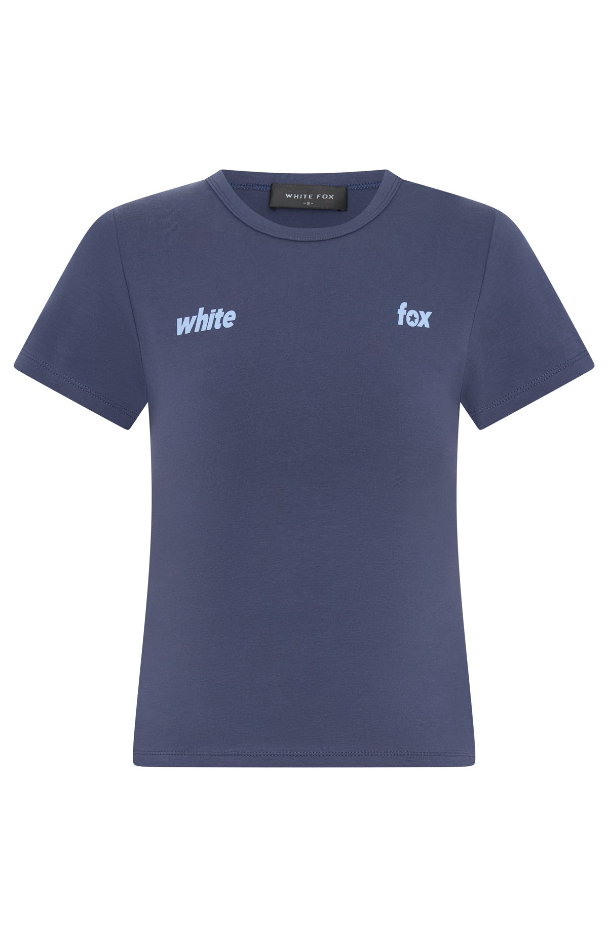 From The Archives Gigi Baby Tee Navy - Image 5