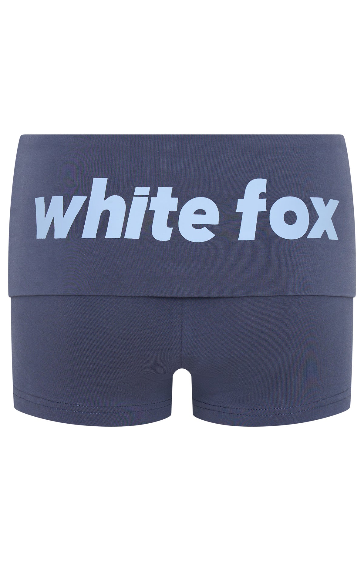 From The Archives Gigi Fold Over Booty Shorts Navy - Image 6