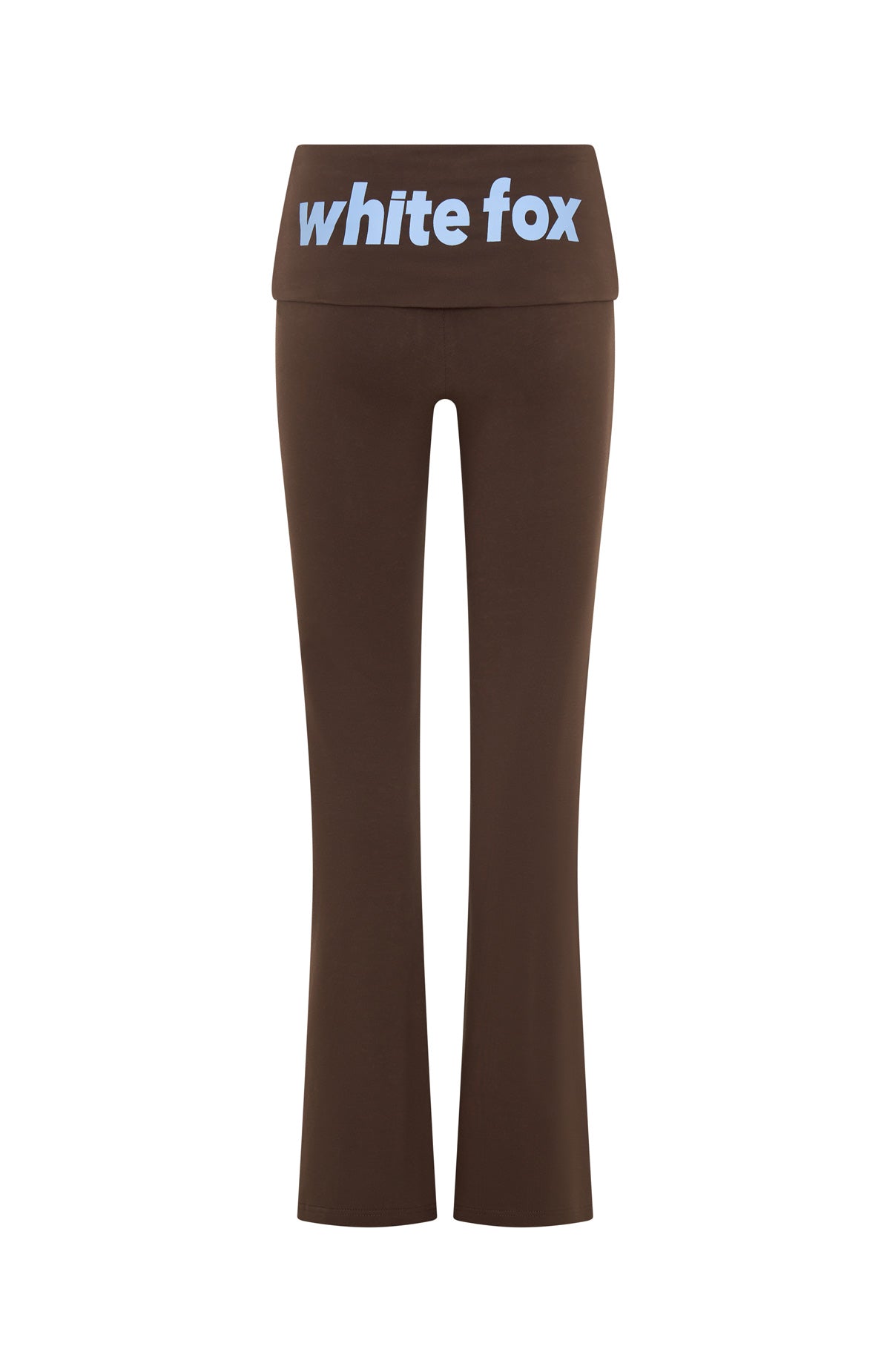 From The Archives Gigi Fold Over Flare Pants Chocolate - Image 5