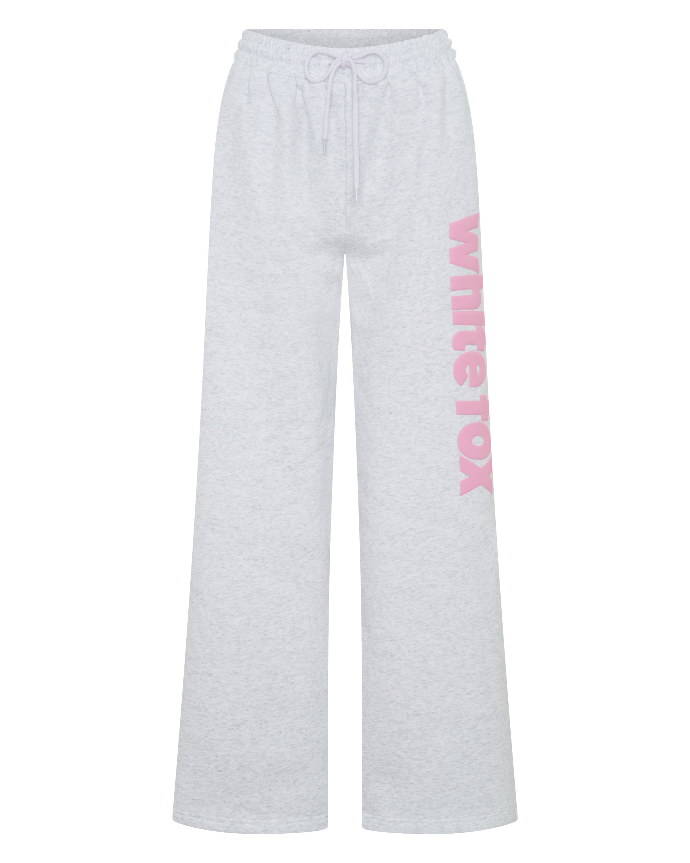 From The Archives Kenzie Wide Leg Sweatpants Grey Marle - Image 5