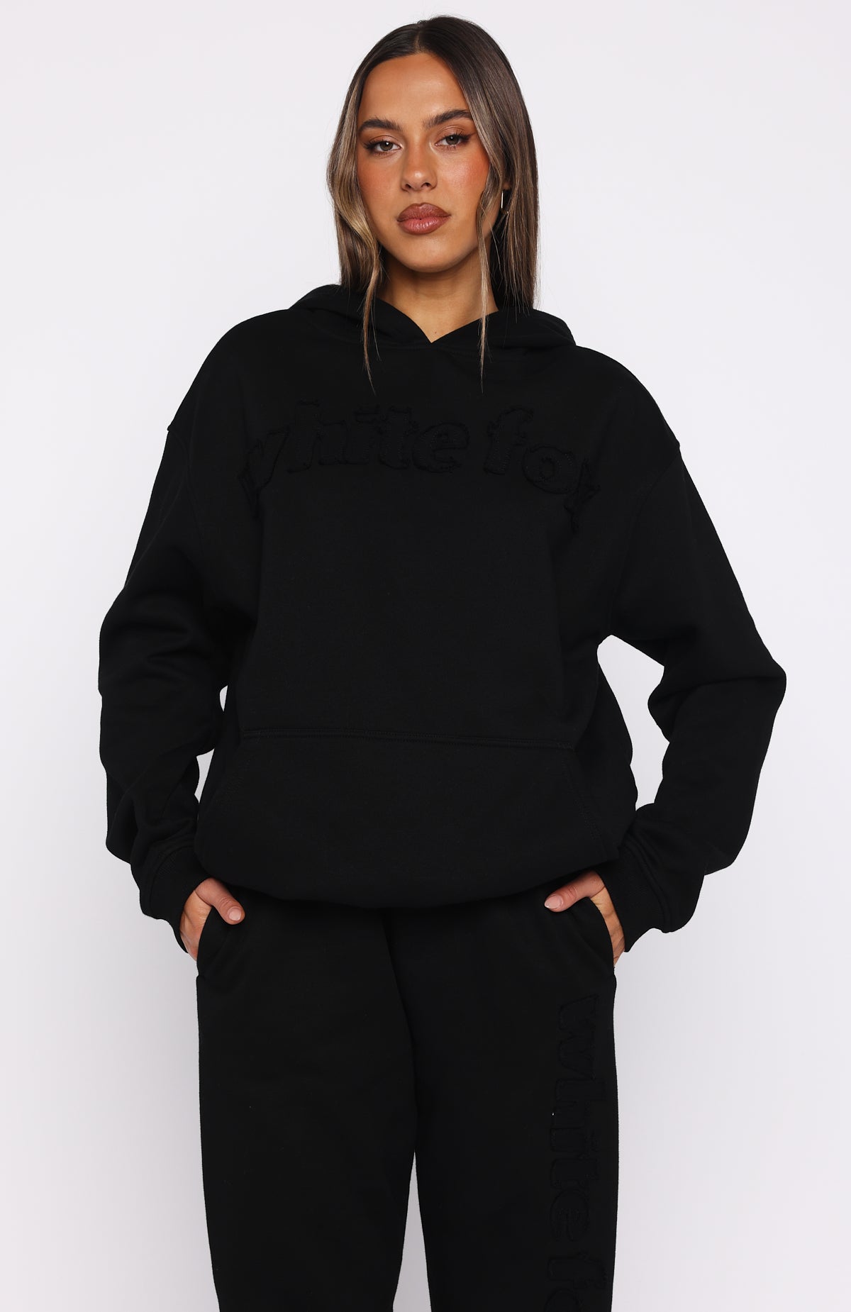 From The Archives Lexi Oversized Hoodie Black - Image 2