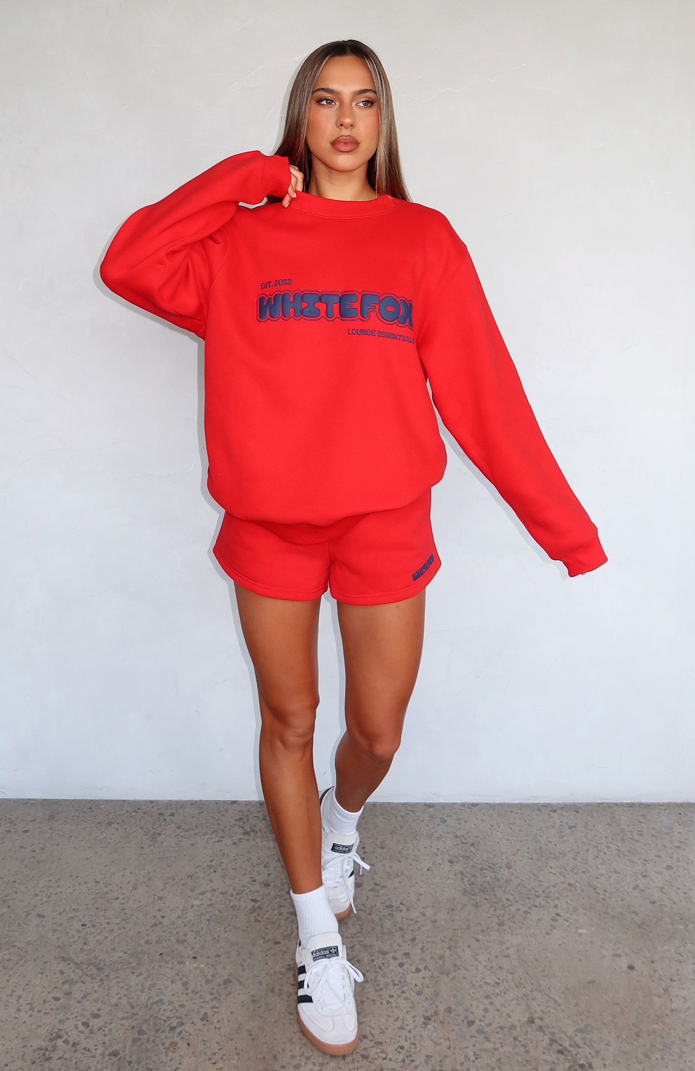 Give It A Try Lounge Shorts Red - Image 6