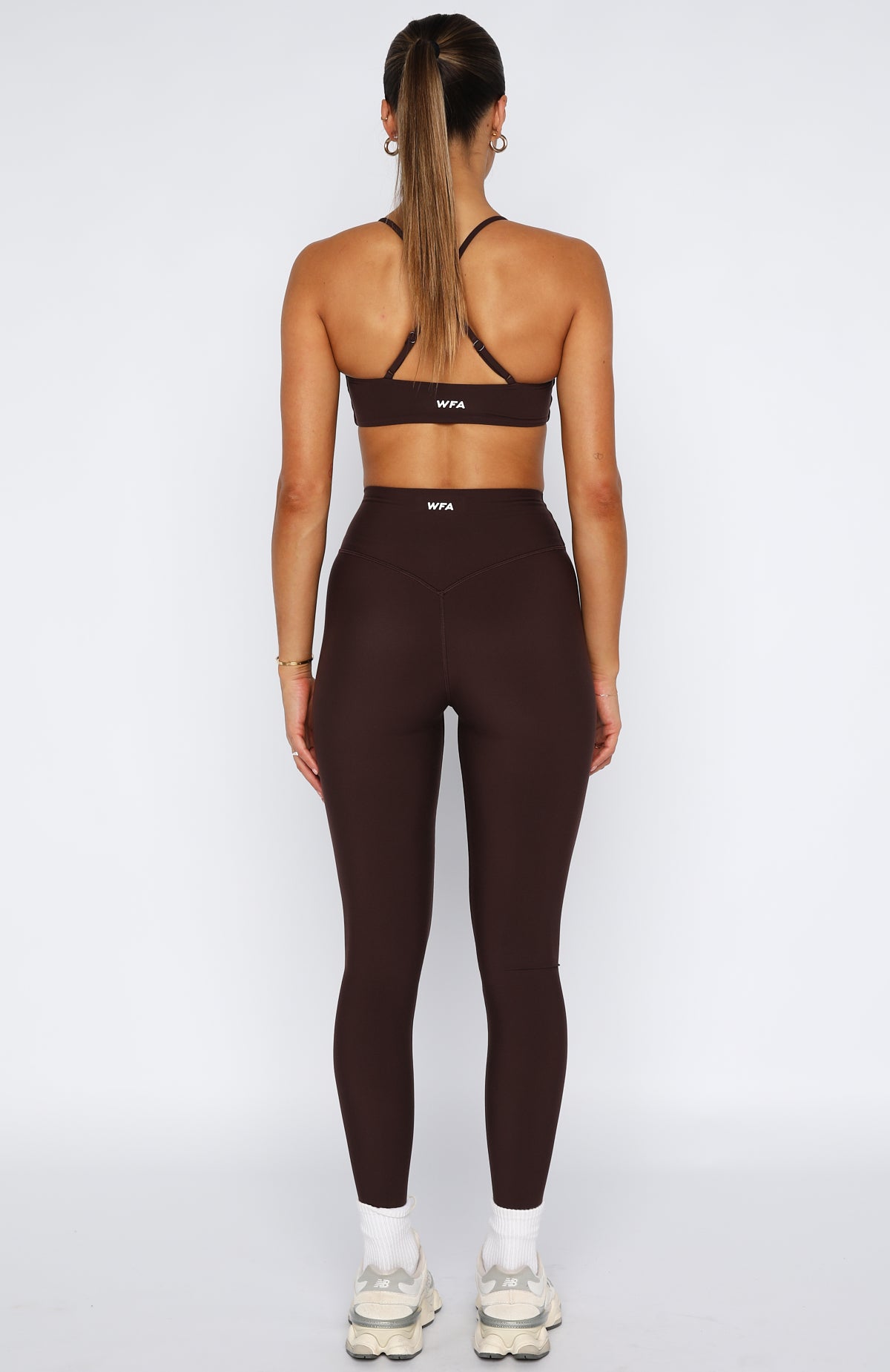 Go Getter High Waisted Leggings Dark Chocolate - Image 5