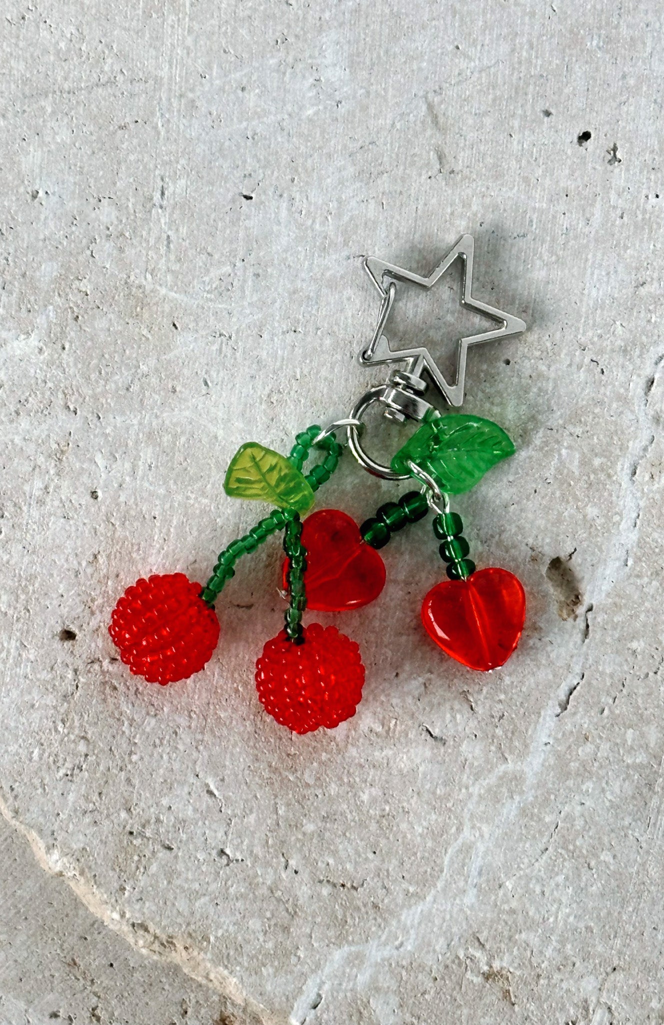 Harrison Key Ring Red Cherry