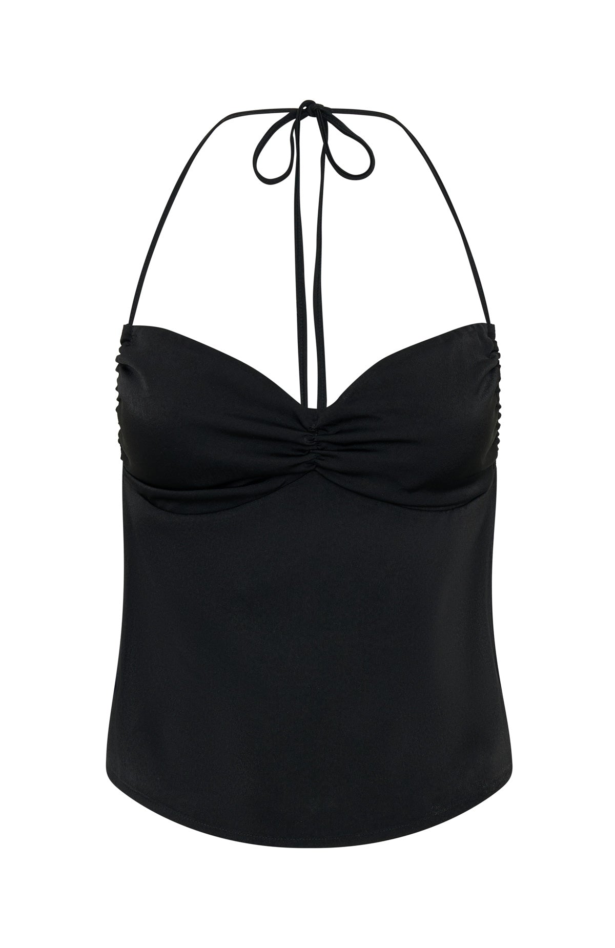 I'd Come Running Halter Top Black - Image 6