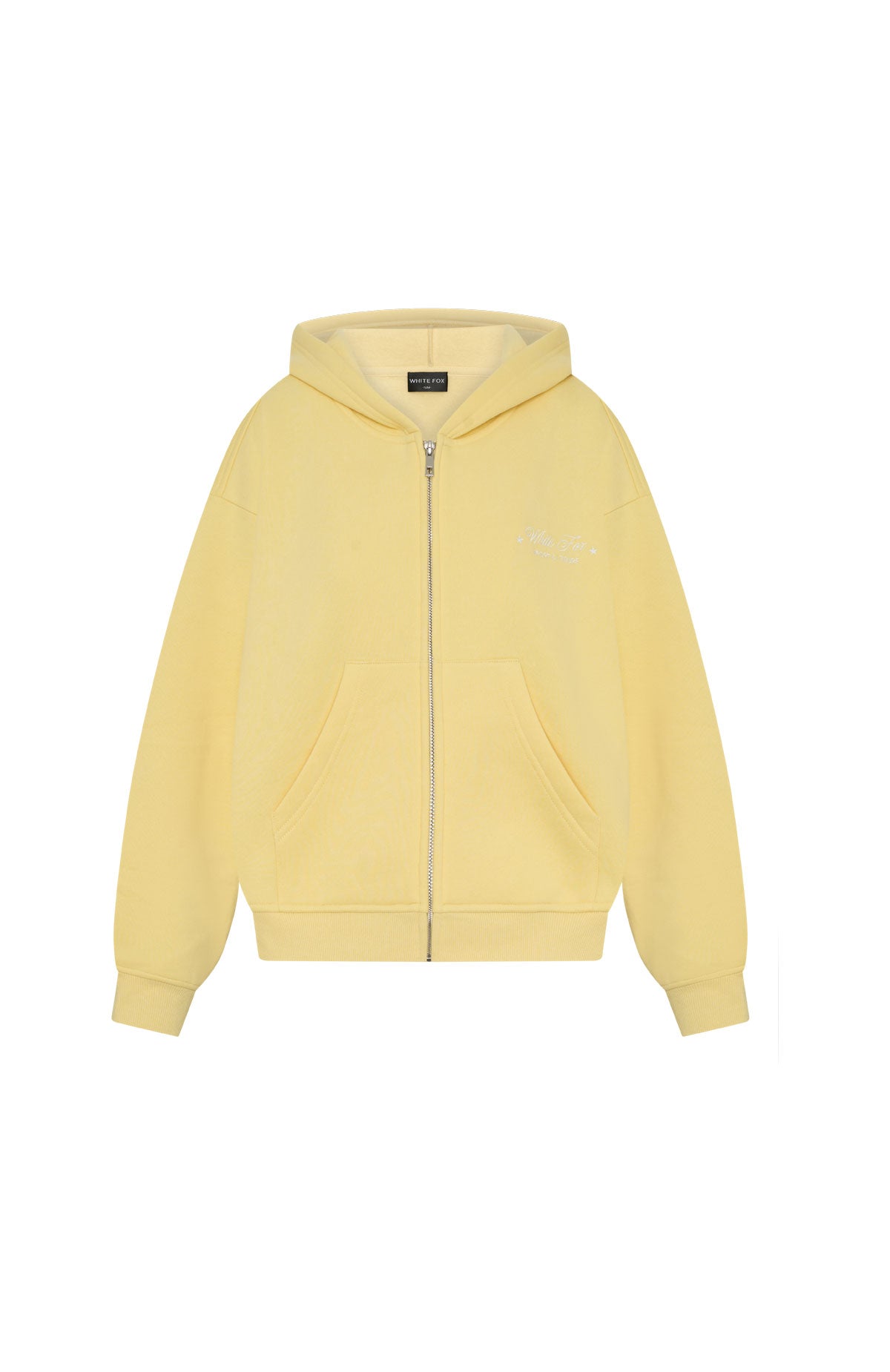 Just Try Again Boxy Zip Front Hoodie Honey - Image 7