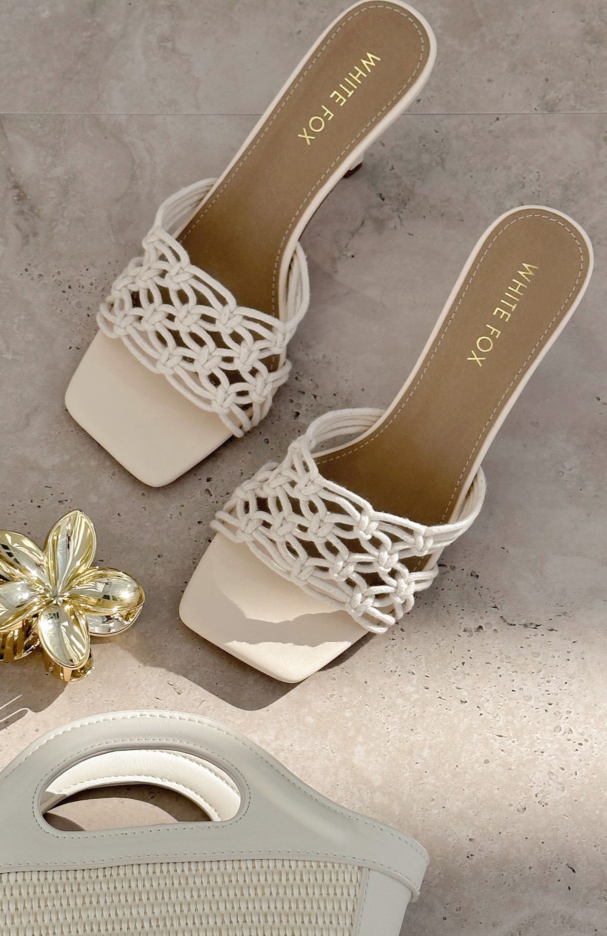 Kaylani Mules Cream - Image 4