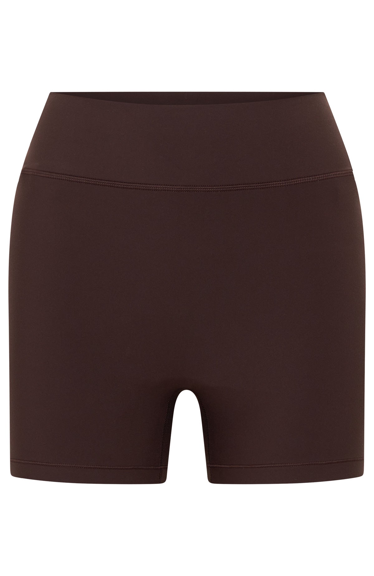 Keep Up High Waisted Shorts 4" Dark Chocolate - Image 7