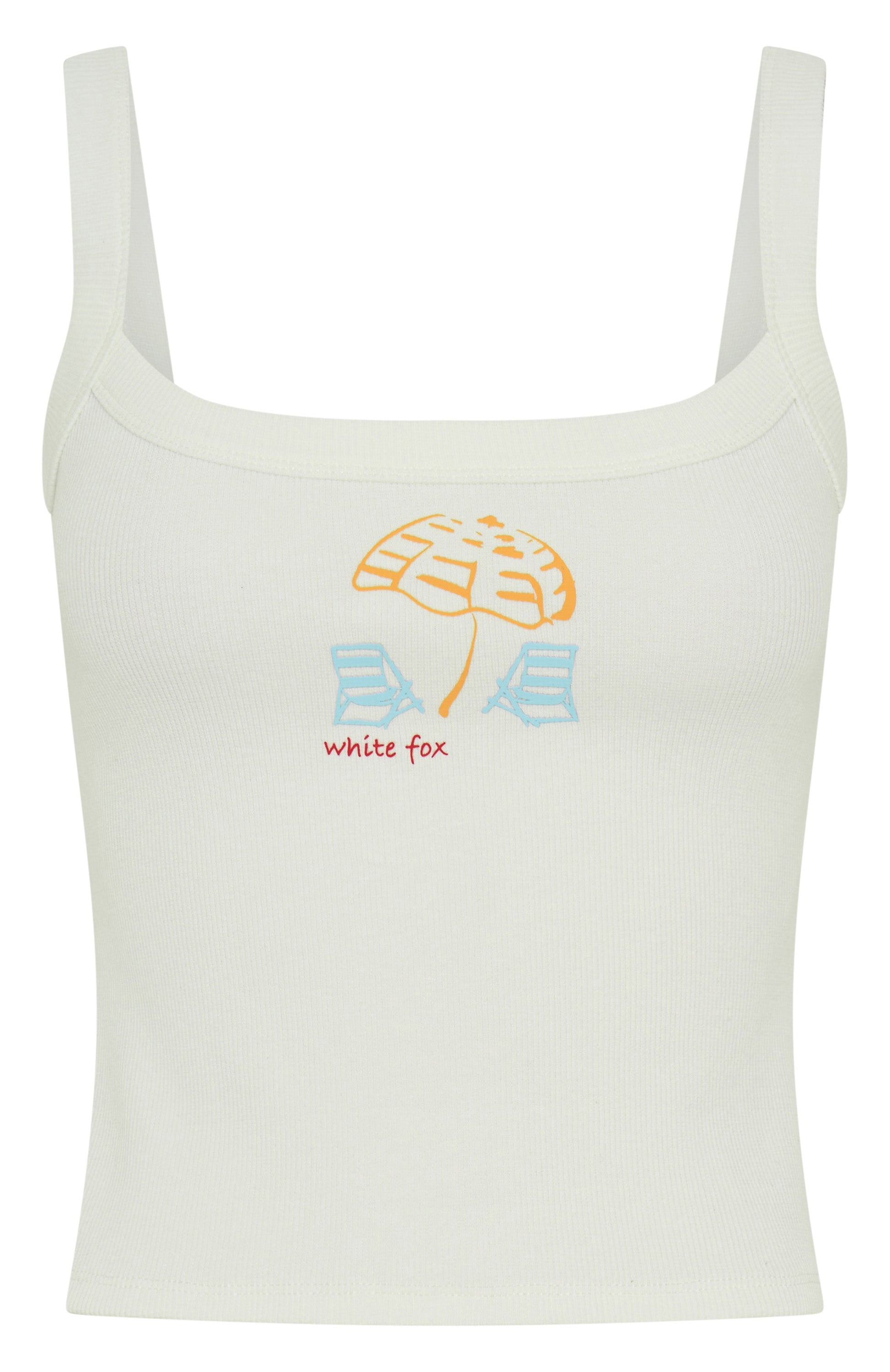 Life's A Beach Tank Top White - Image 5