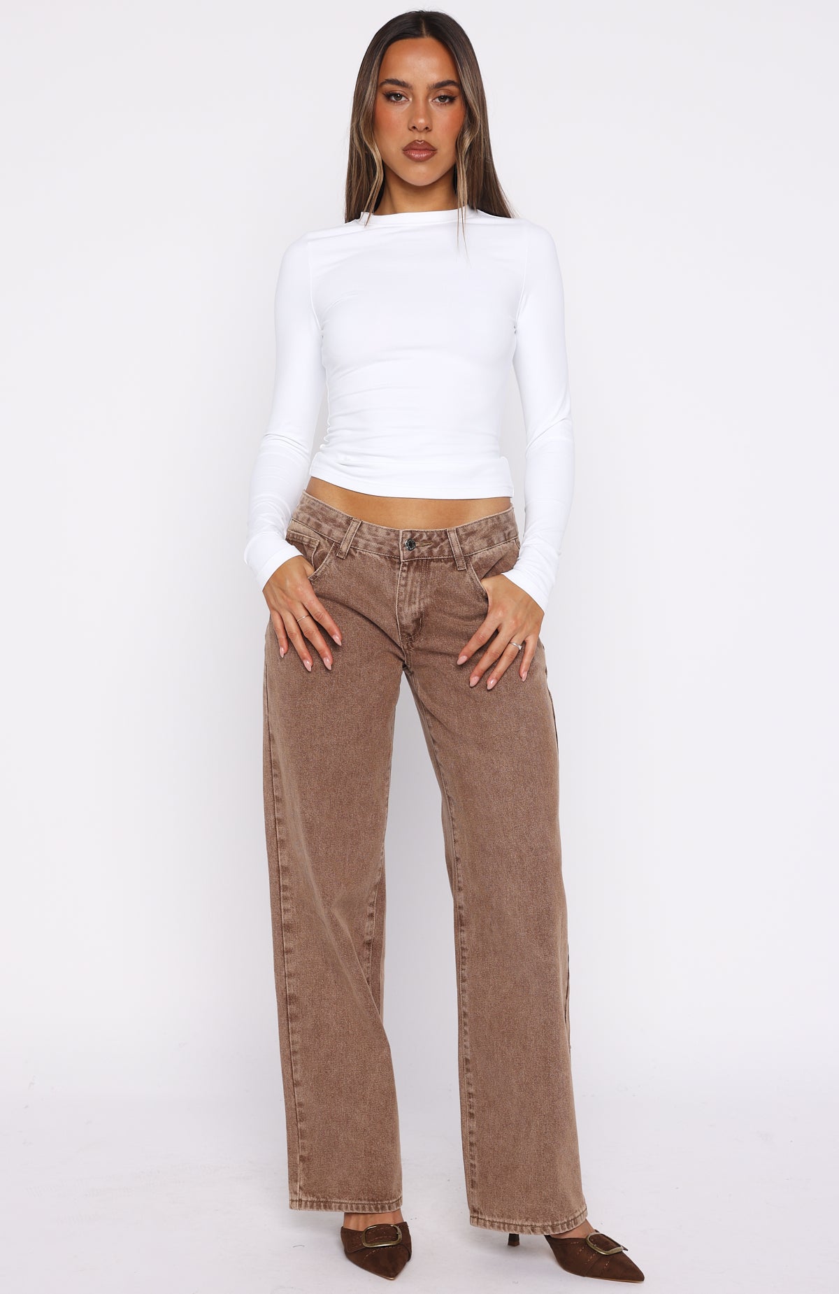 Lose You Long Sleeve Top White - Image 5