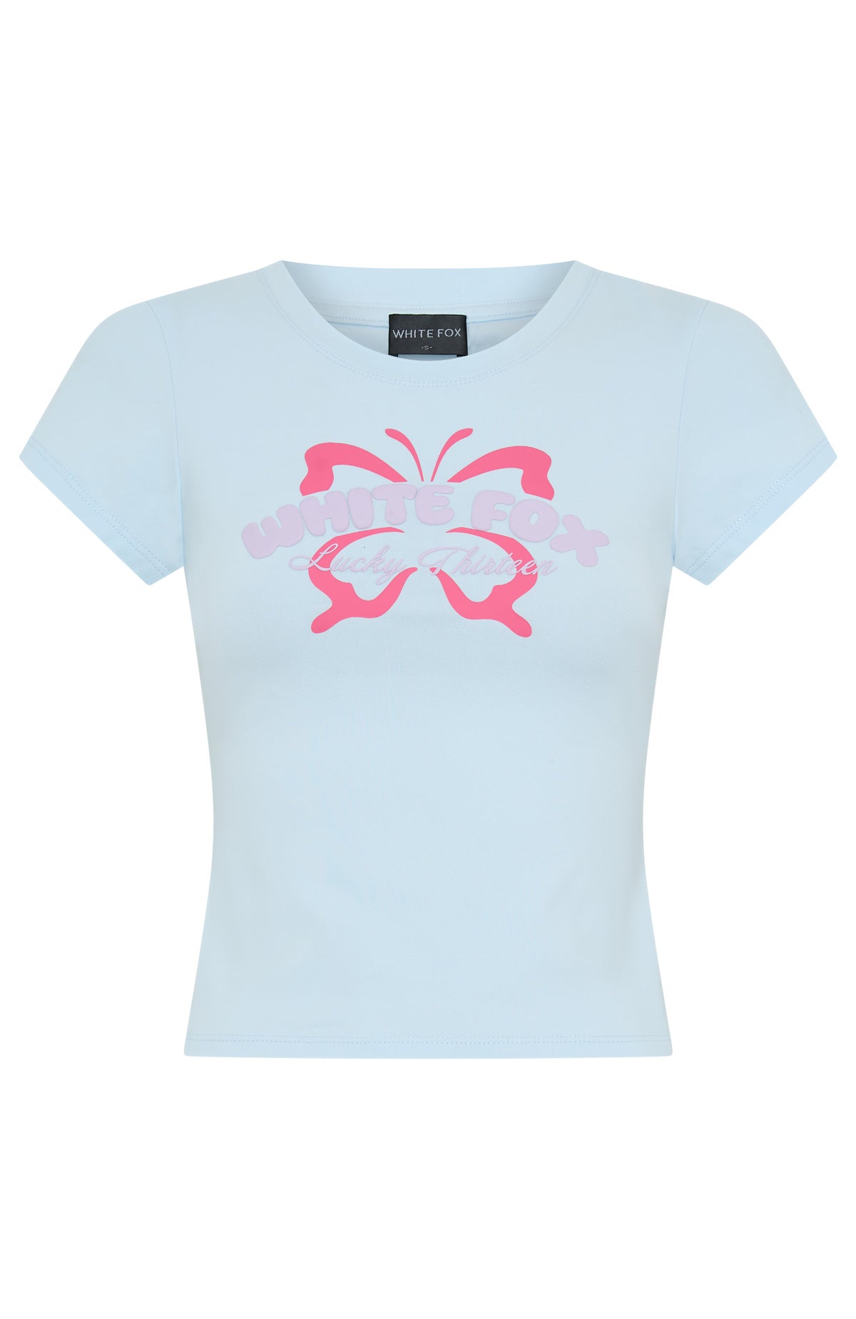 Lucky Thirteen Audrina Baby Tee Blue - Image 5