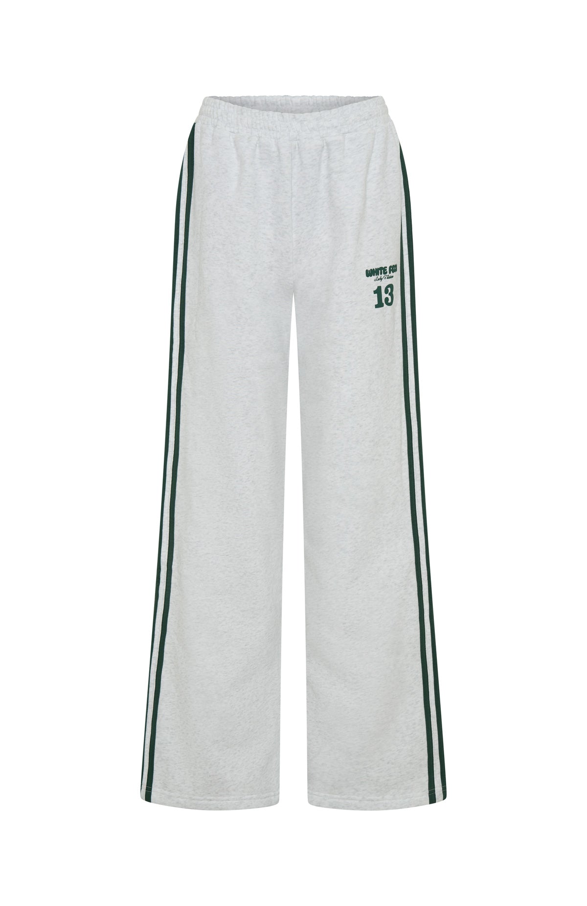 Lucky Thirteen Charise Wide Leg Sweatpants Grey Marle - Image 8