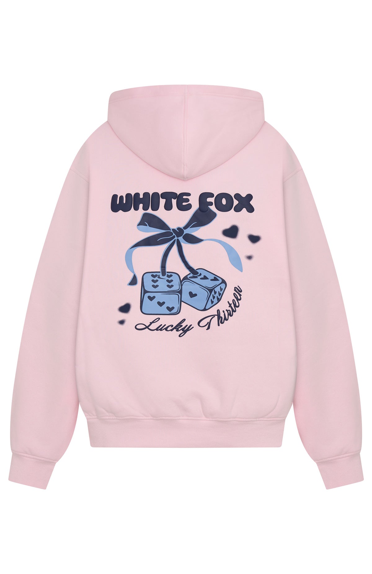 Lucky Thirteen Cheyenne Oversized Hoodie Soft Pink - Image 5