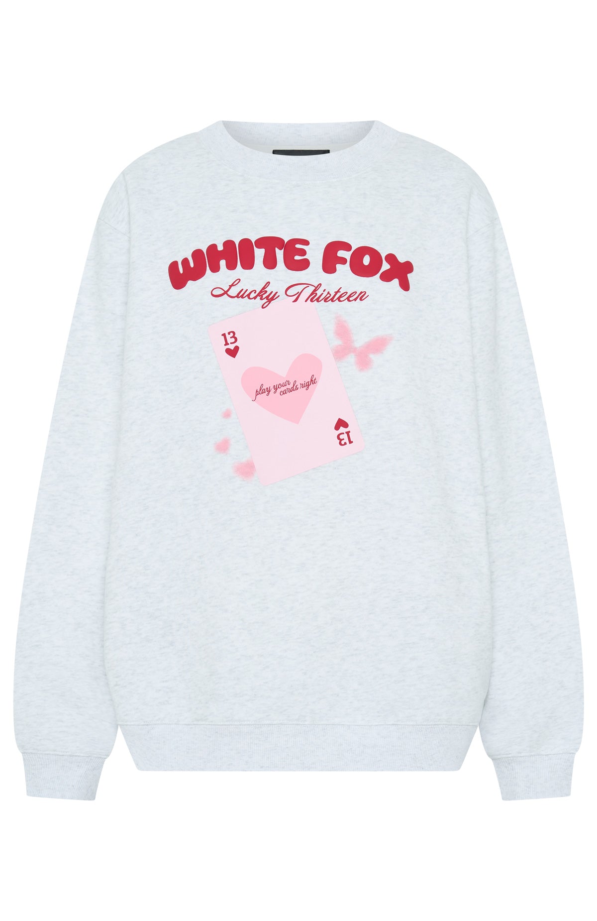 Lucky Thirteen Kalena Oversized Sweater Grey Marle - Image 5