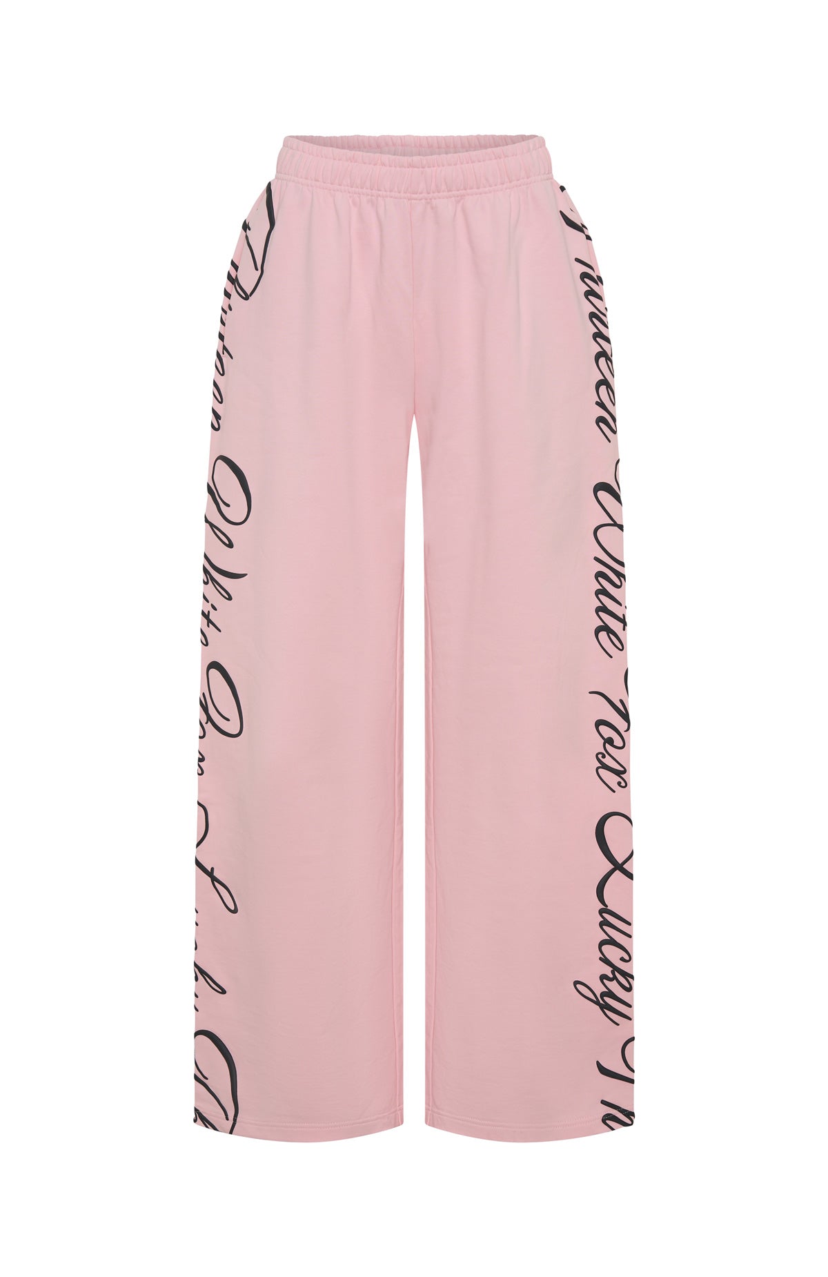 Lucky Thirteen Shaya Wide Leg Sweatpants Soft Pink - Image 5