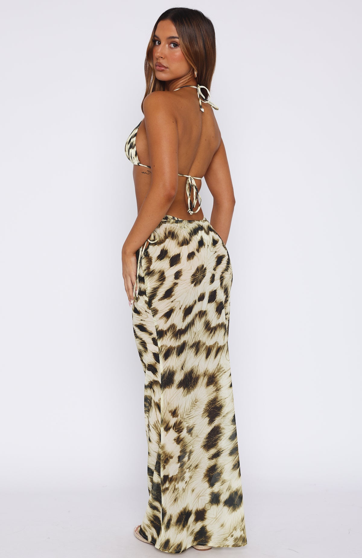 Luminous Maxi Skirt Gilded Touch - Image 5