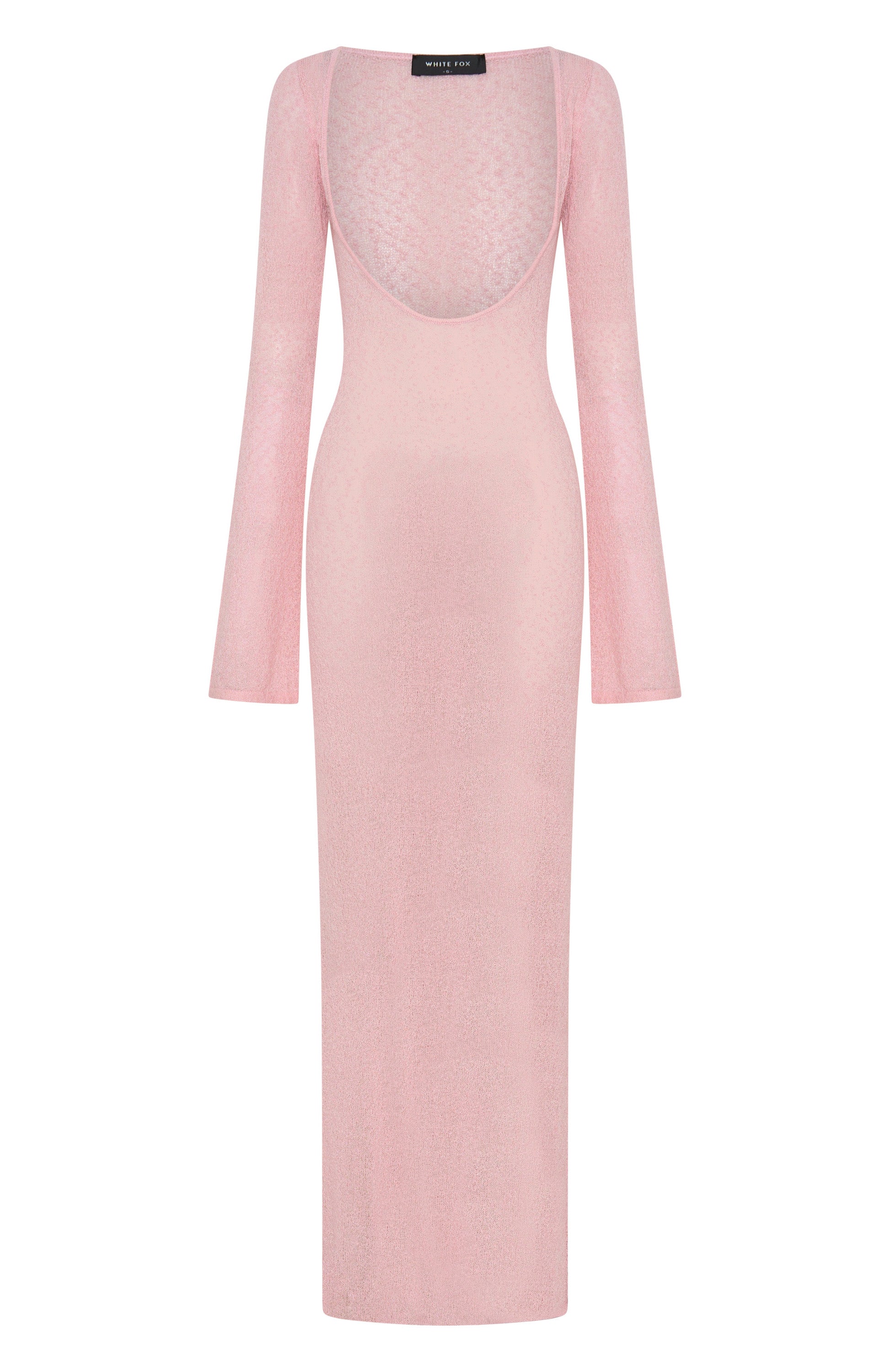 Malta Mermaids Long Sleeve Maxi Dress Blush Pink - Image 5