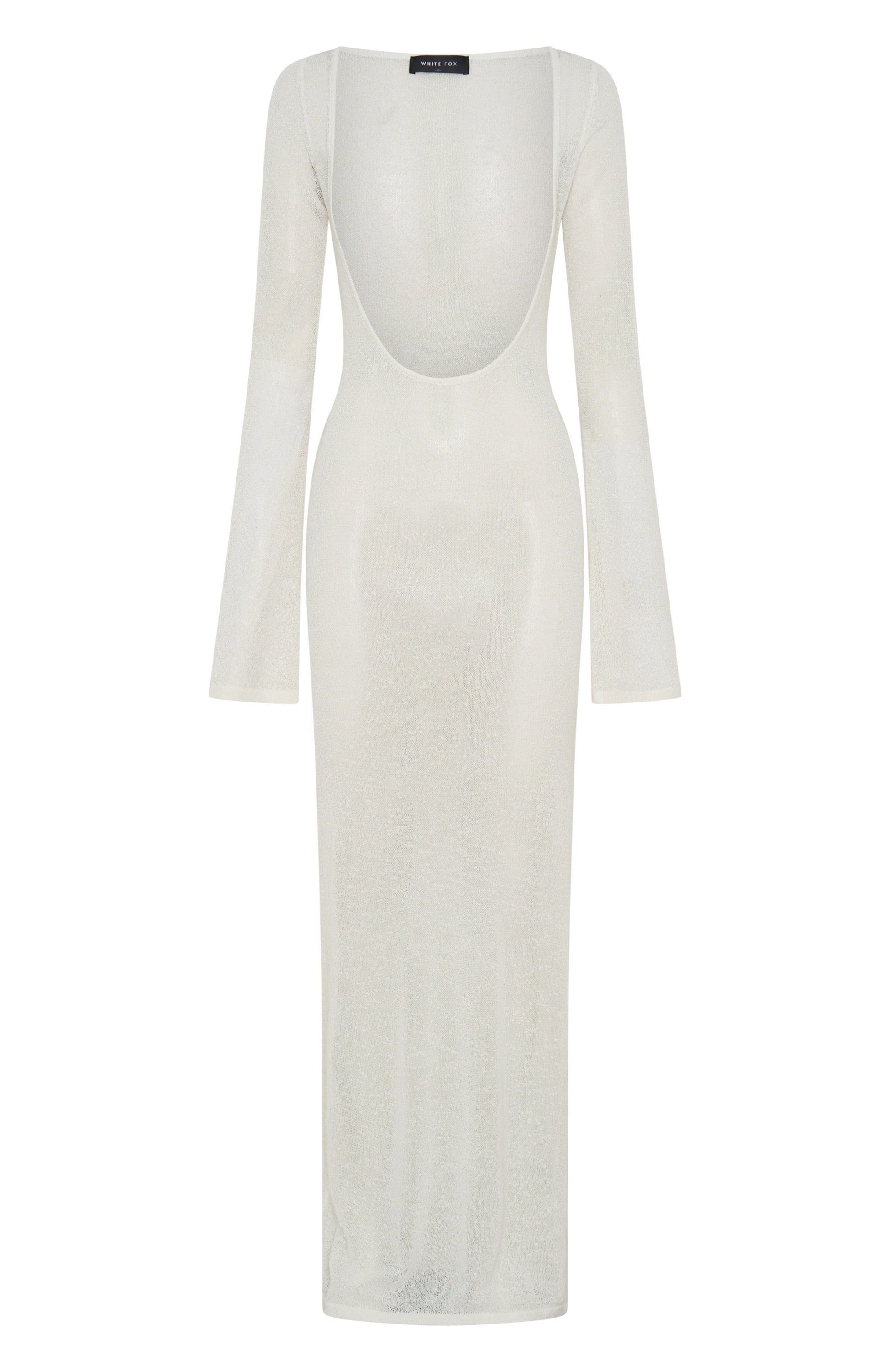 Malta Mermaids Long Sleeve Maxi Dress White - Image 5