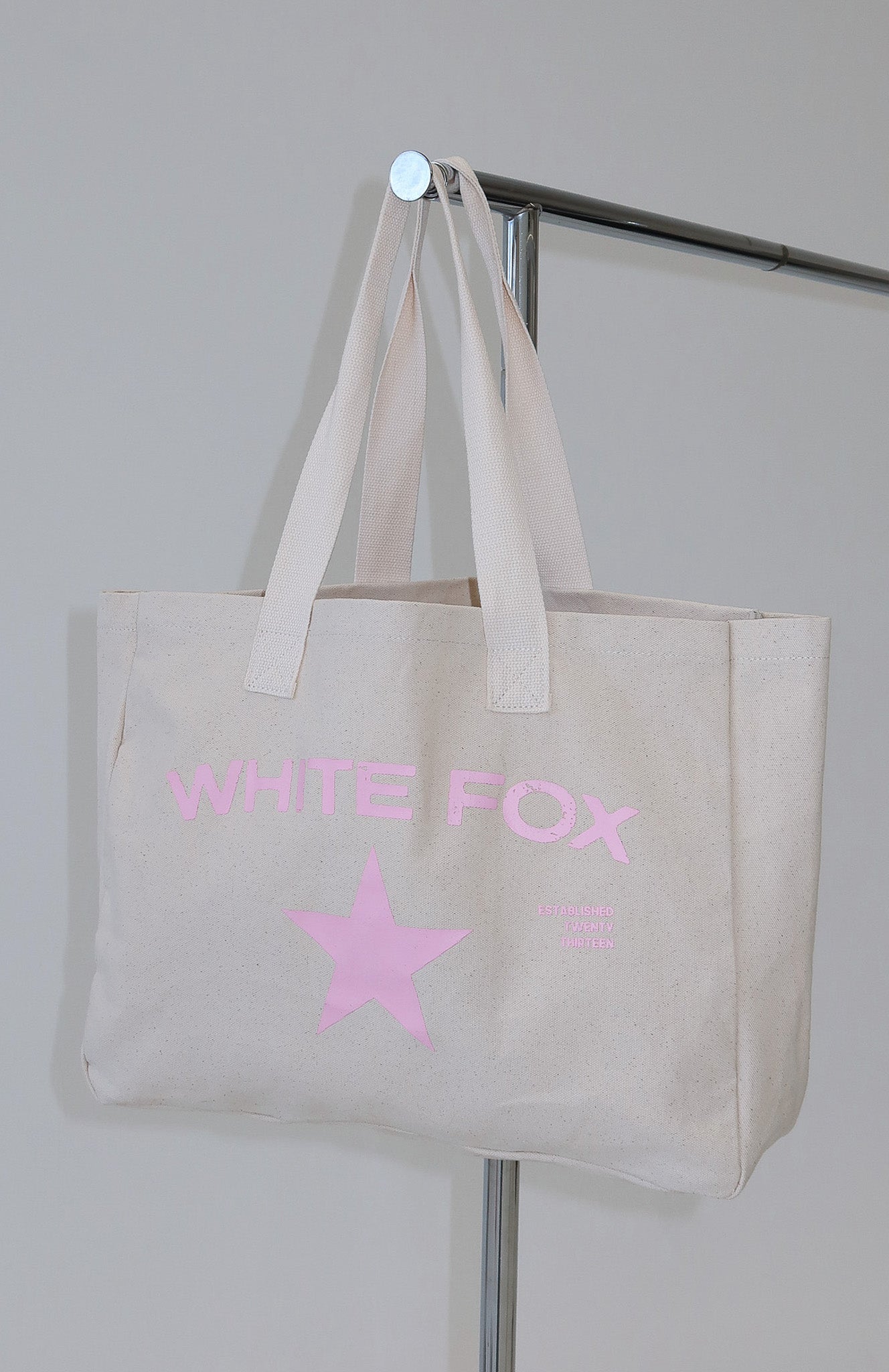 Never Wrong Tote Bag Natural/Pink - Image 5