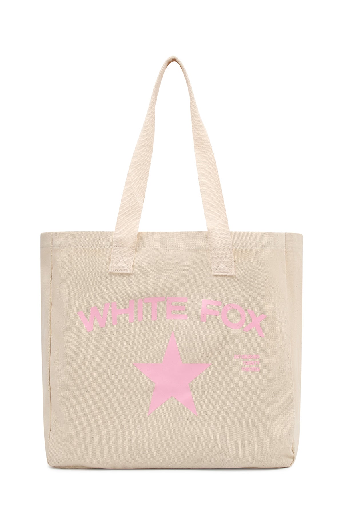 Never Wrong Tote Bag Natural/Pink - Image 3